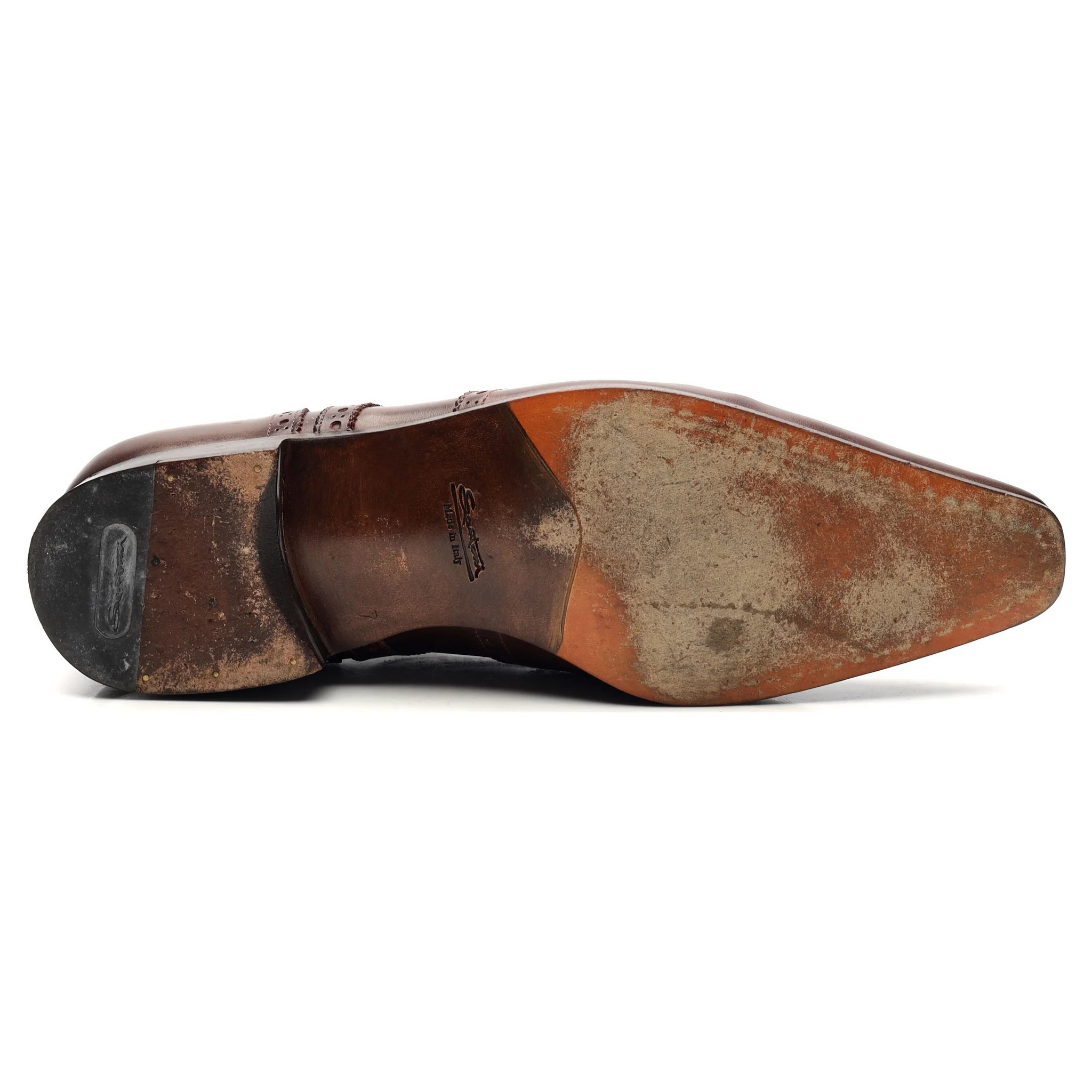 Dark Brown Leather Oxford Brogues UK 7 F - Image 11