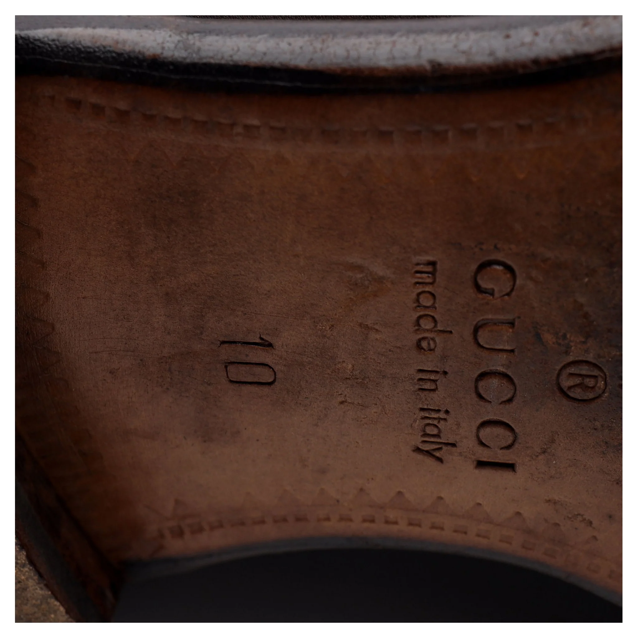 Dark Brown Leather Oxford UK 10 - Image 7