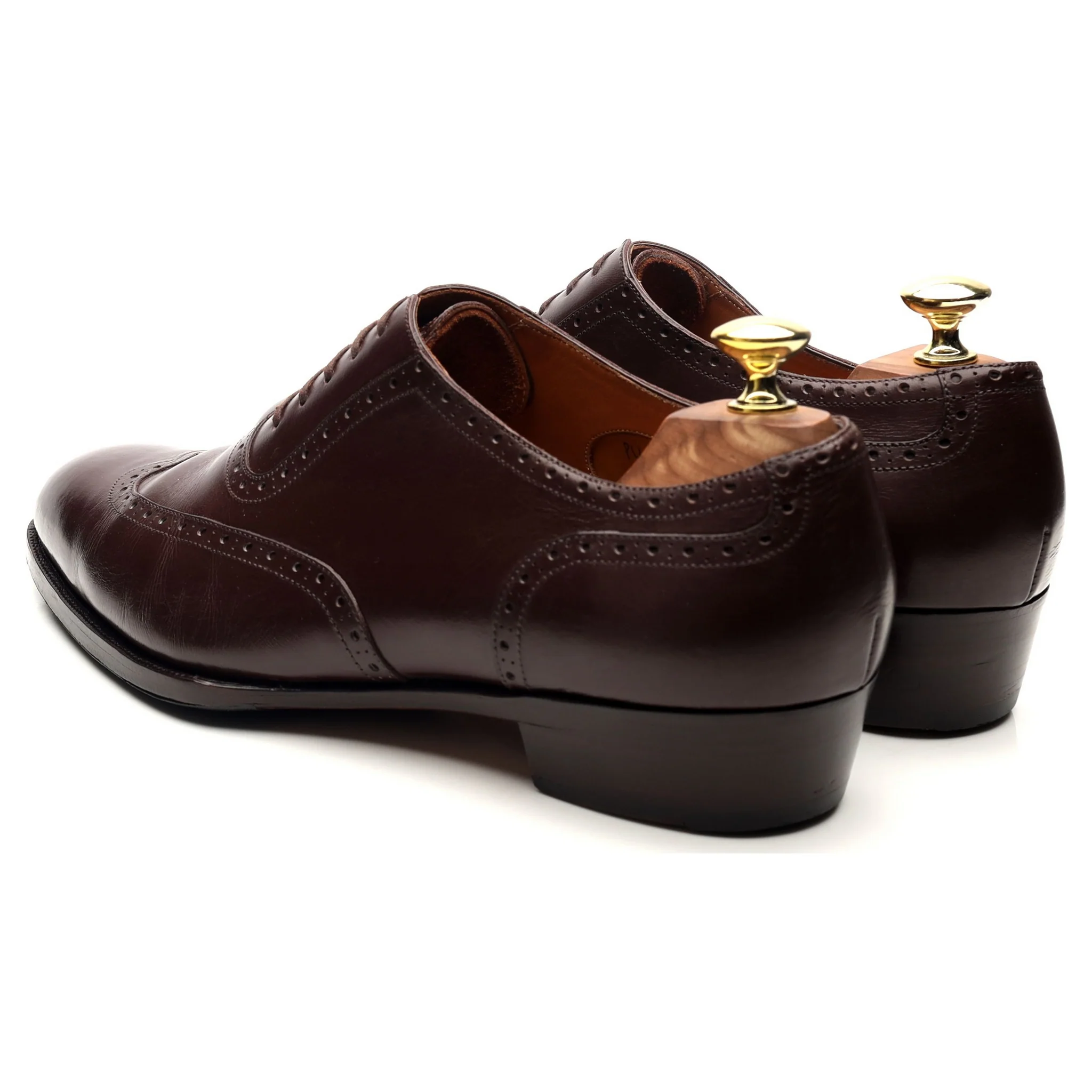Oct. Tenth Dark Brown Leather Oxford Brogues UK 7.5 - Image 3