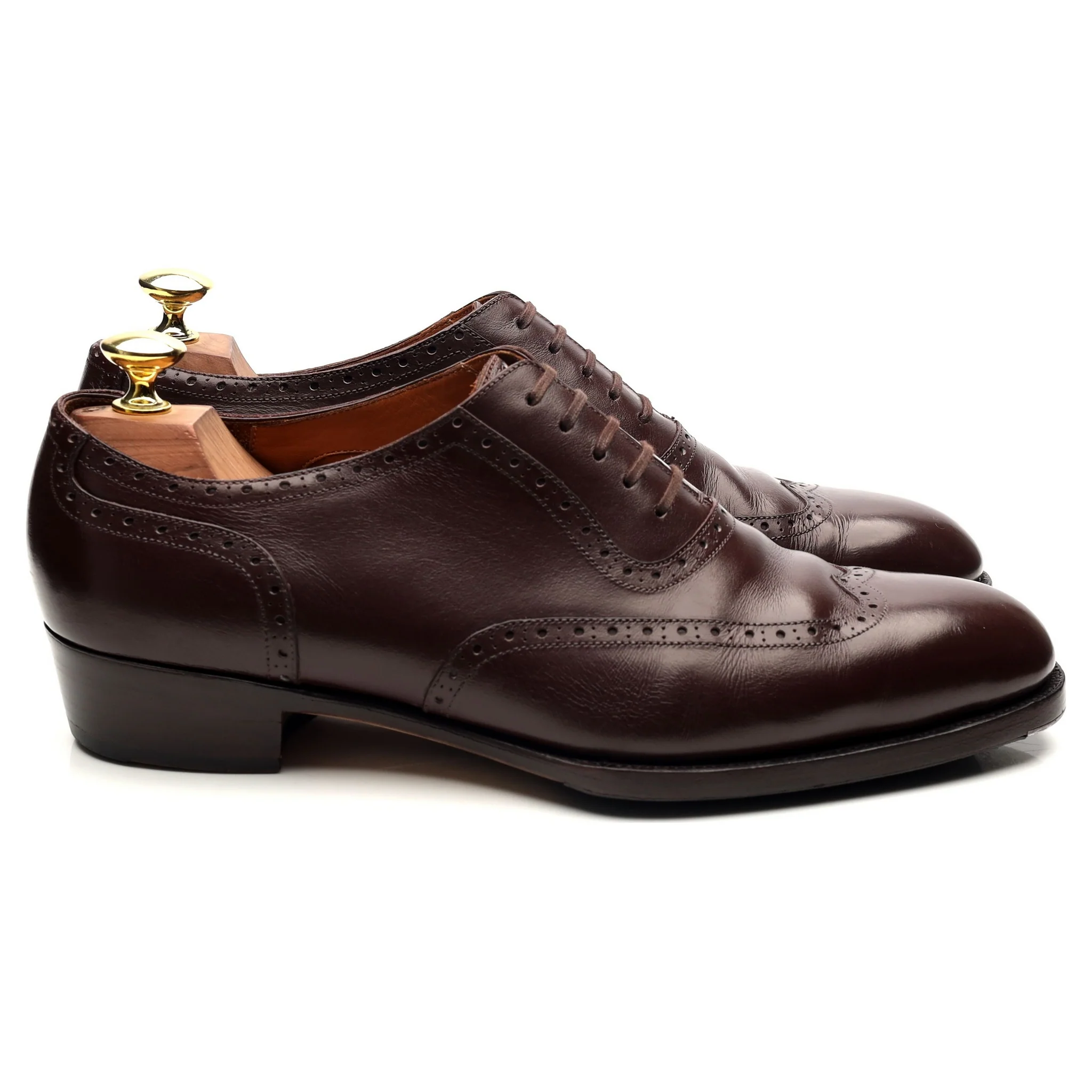 Oct. Tenth Dark Brown Leather Oxford Brogues UK 7.5 - Image 6