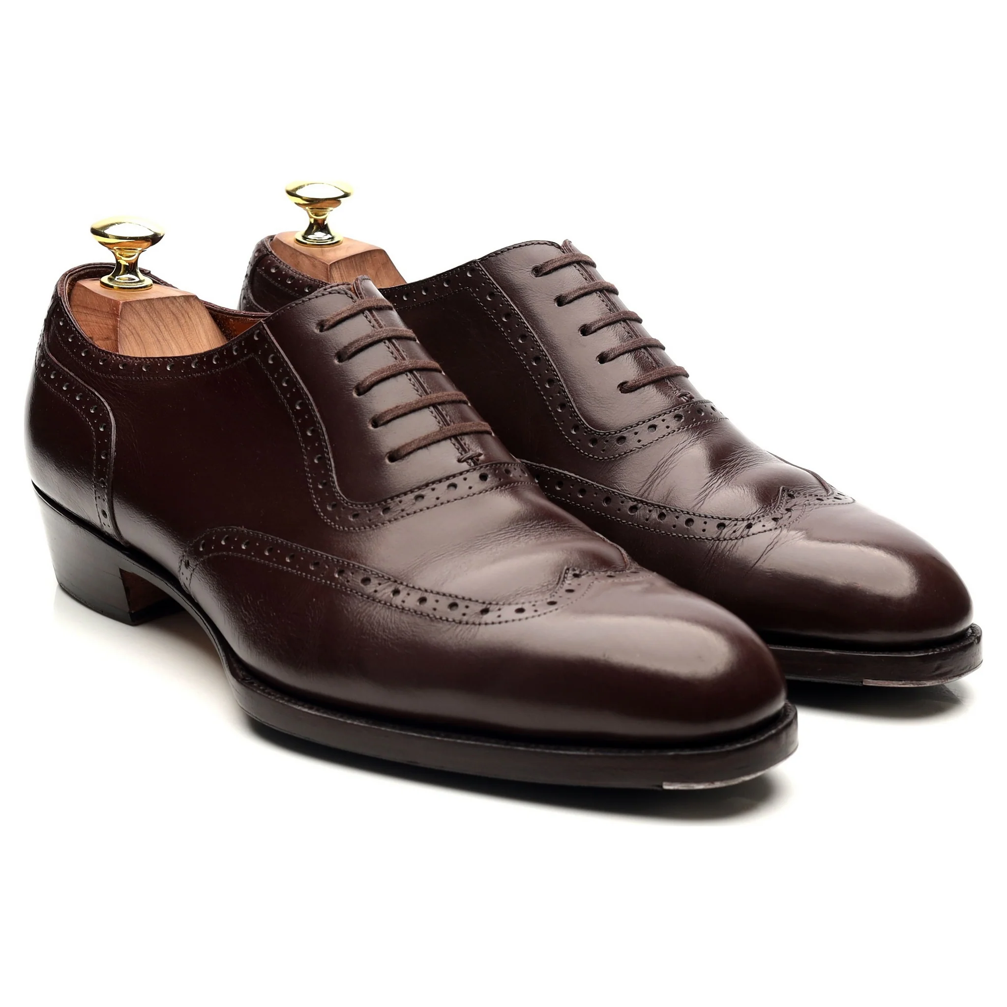 Oct. Tenth Dark Brown Leather Oxford Brogues UK 7.5 - Image 7