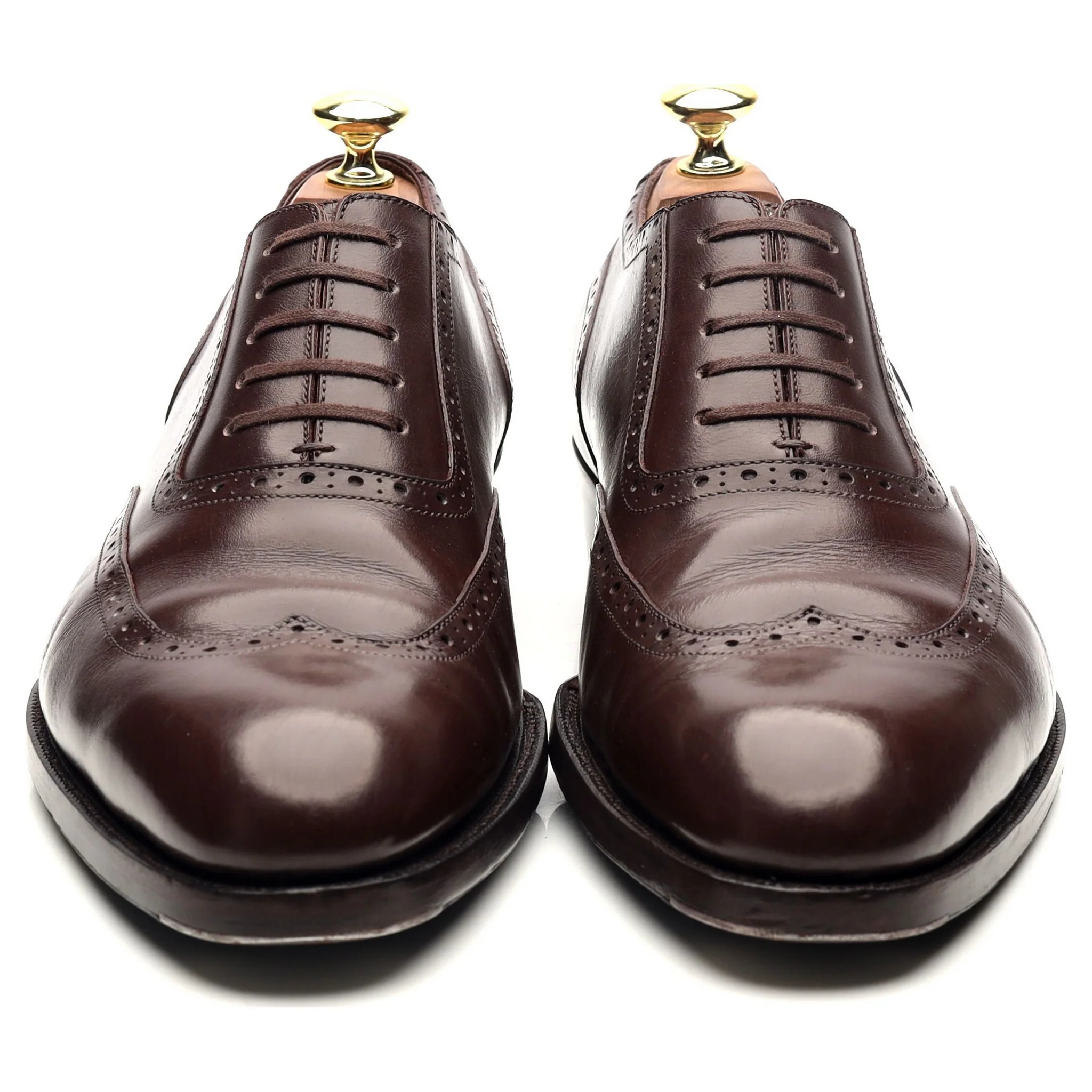 Oct. Tenth Dark Brown Leather Oxford Brogues UK 7.5 - Image 8