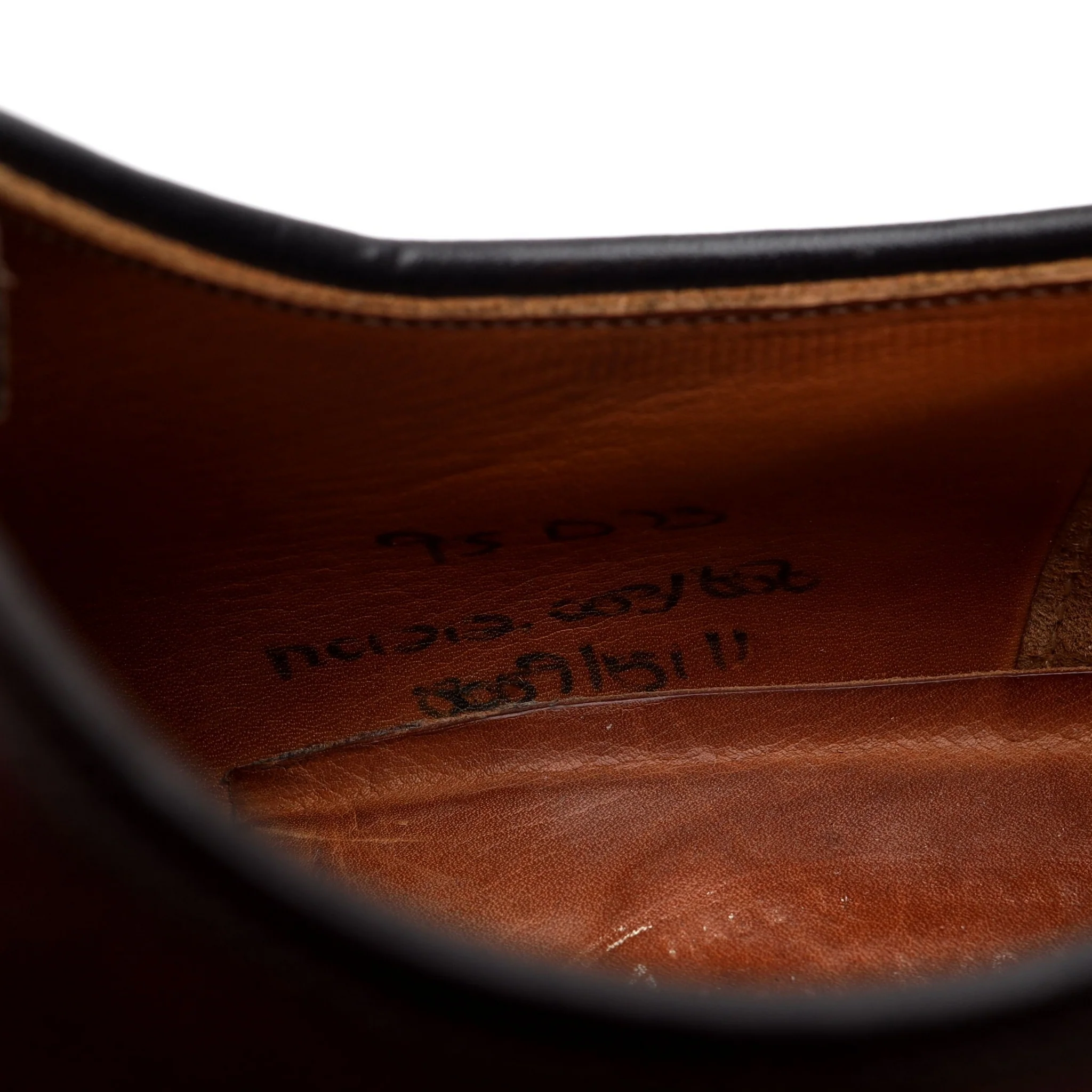 Church's Dark Brown Leather Wholecut Oxford UK 9.5 D - Image 7