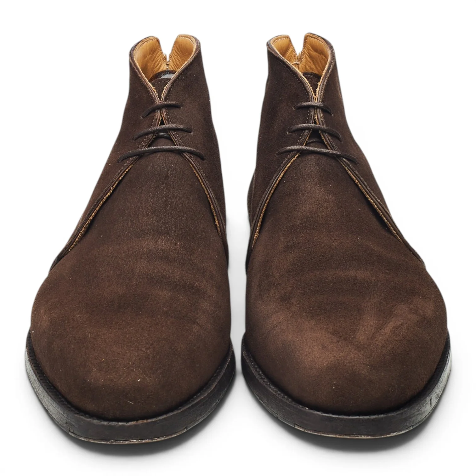 Dark Brown Suede Chukka Boots UK 8 EU 42 F - Image 2
