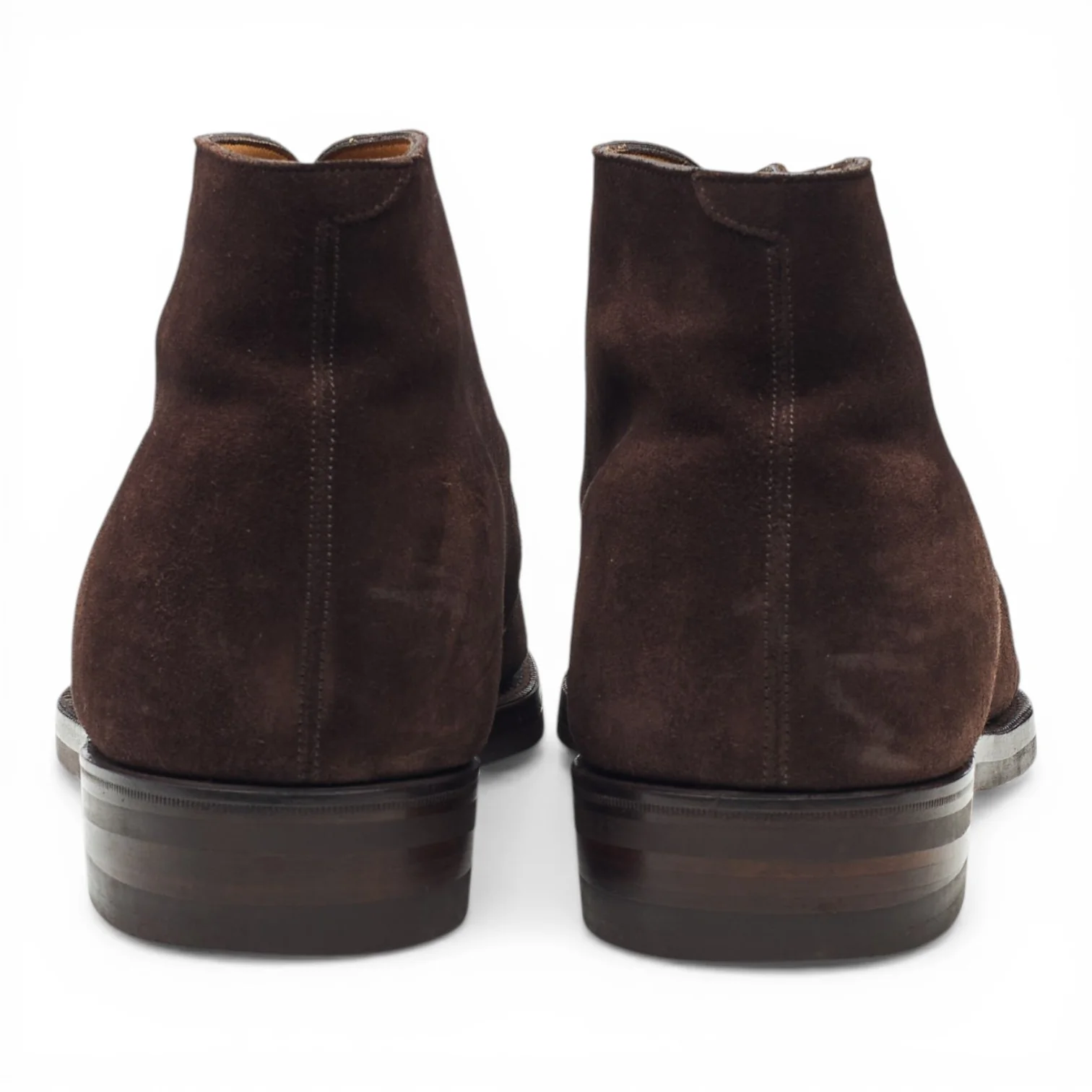 Dark Brown Suede Chukka Boots UK 8 F - Image 4