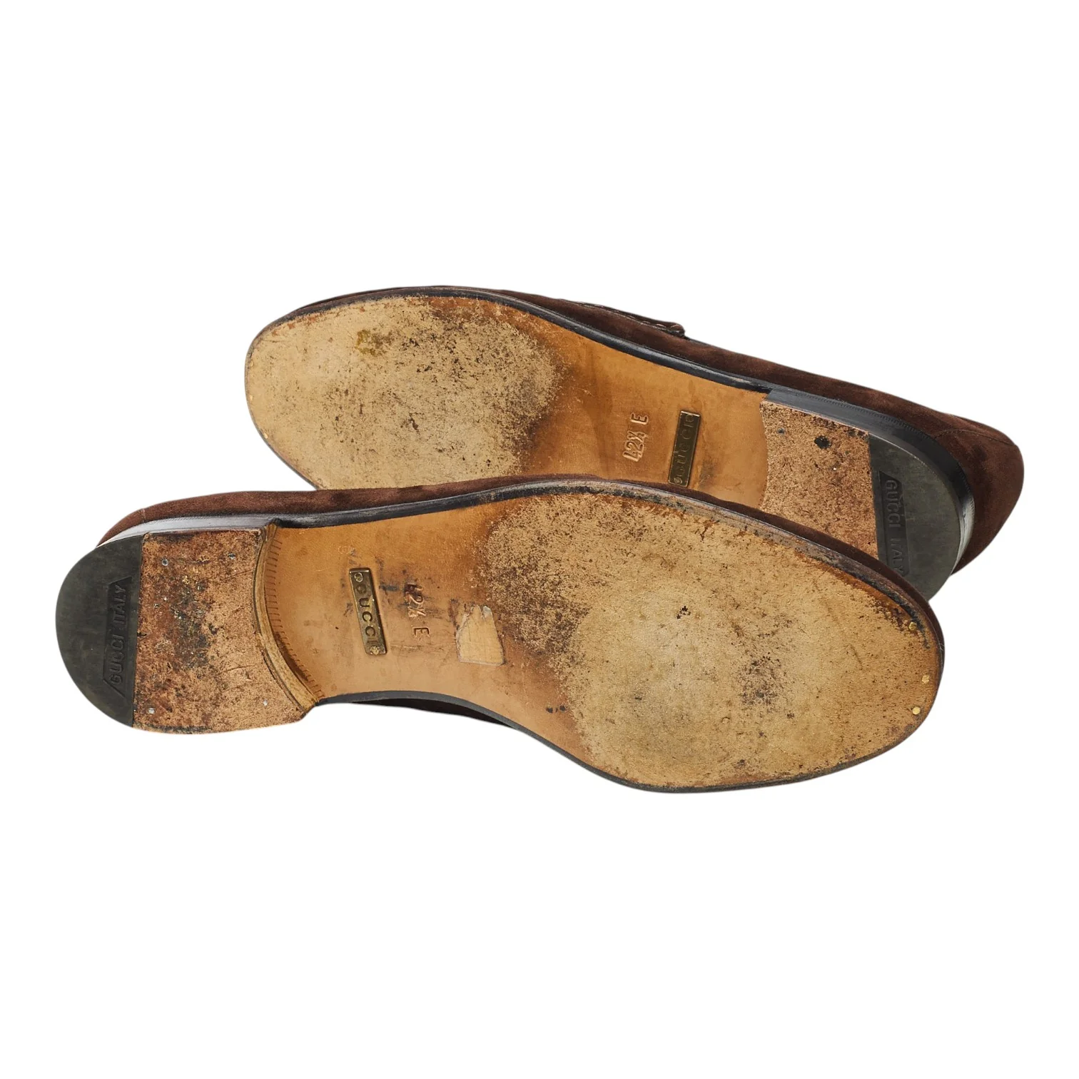 Dark Brown Suede Horsebit Loafers UK 8.5 EU 42.5 E - Image 5