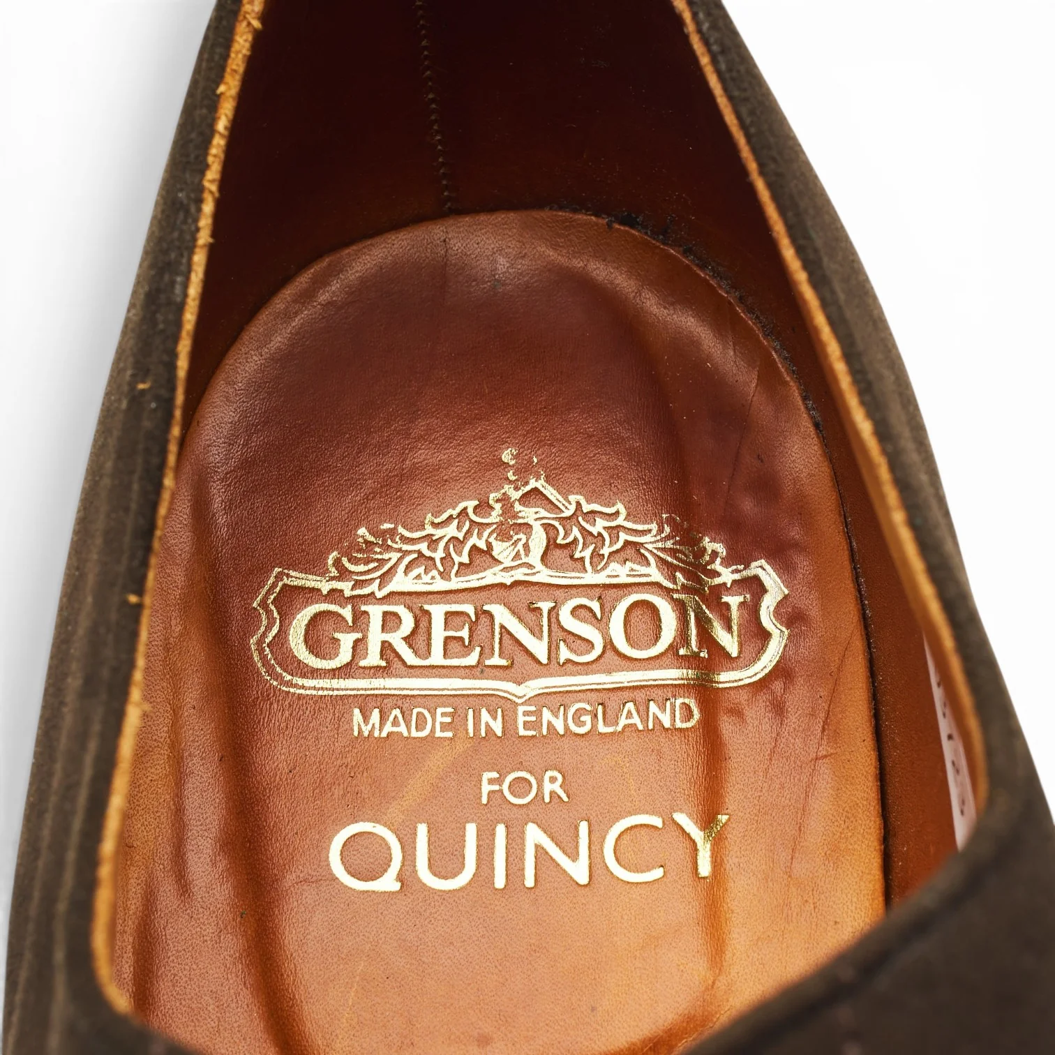 Dark Brown Suede Oxford Brogues UK 9.5 EF - Image 6