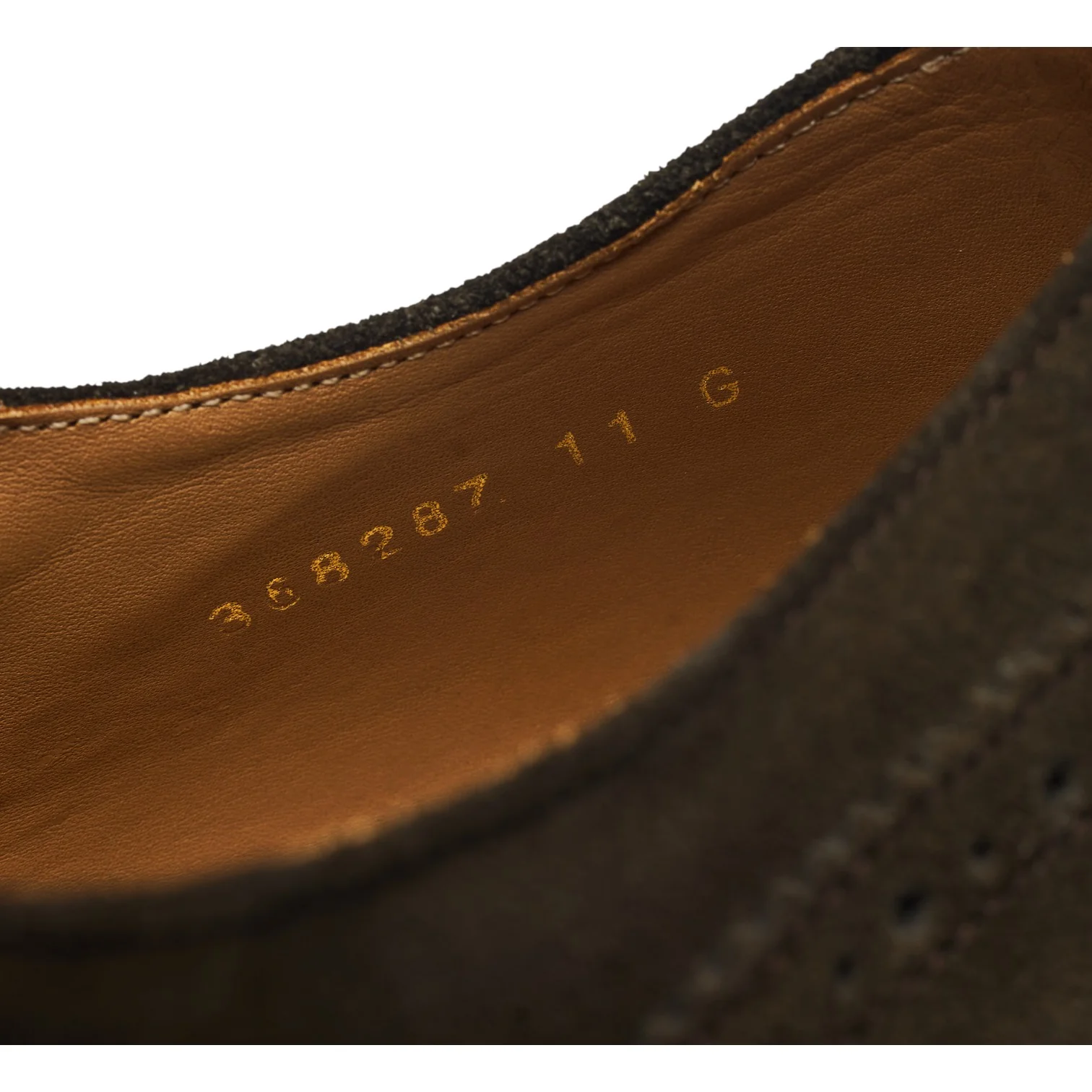 Dark Green Suede Oxford Brogues UK 11 G - Image 8