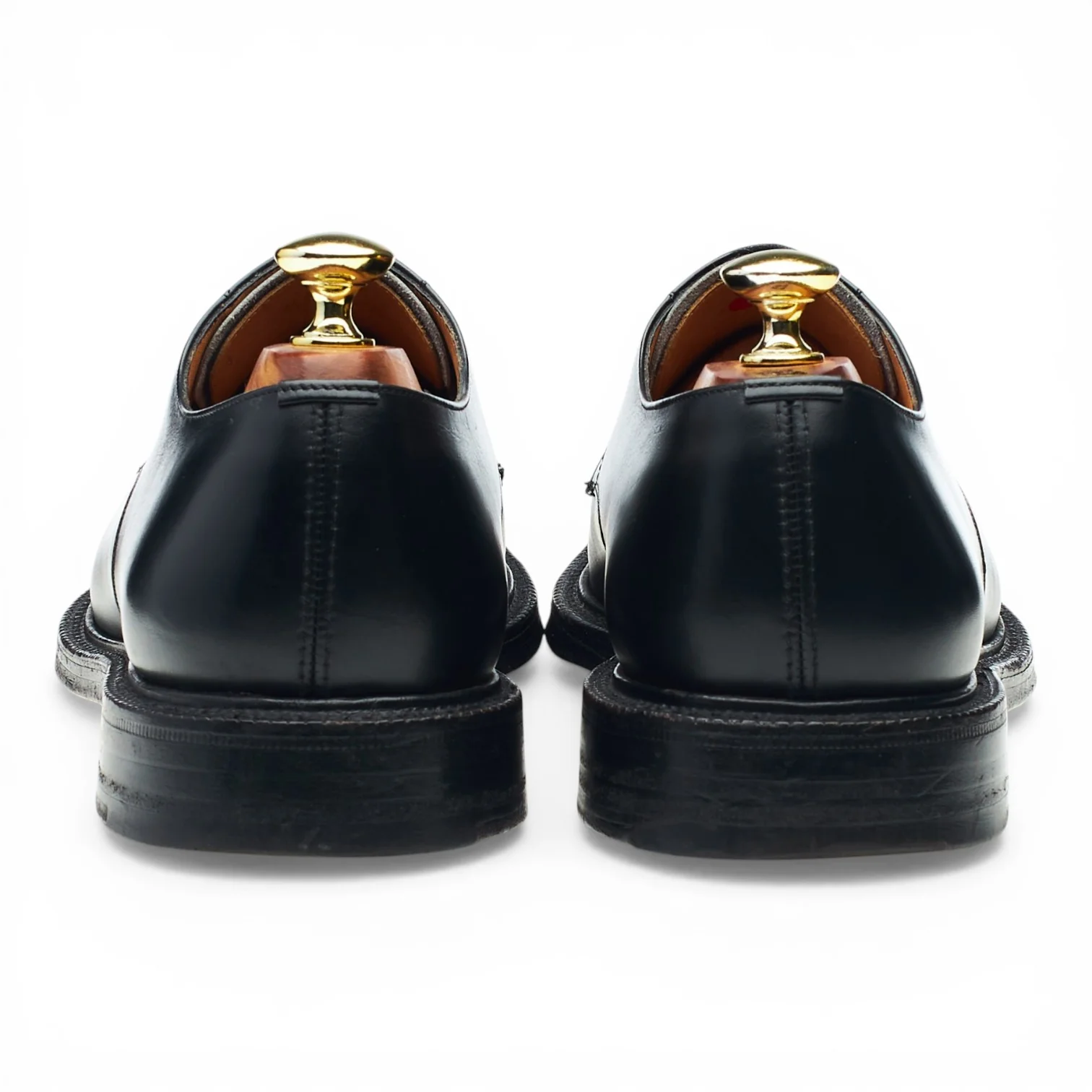 'Dartmoor' Black Leather Split Toe Derby UK 7.5 F - Image 4
