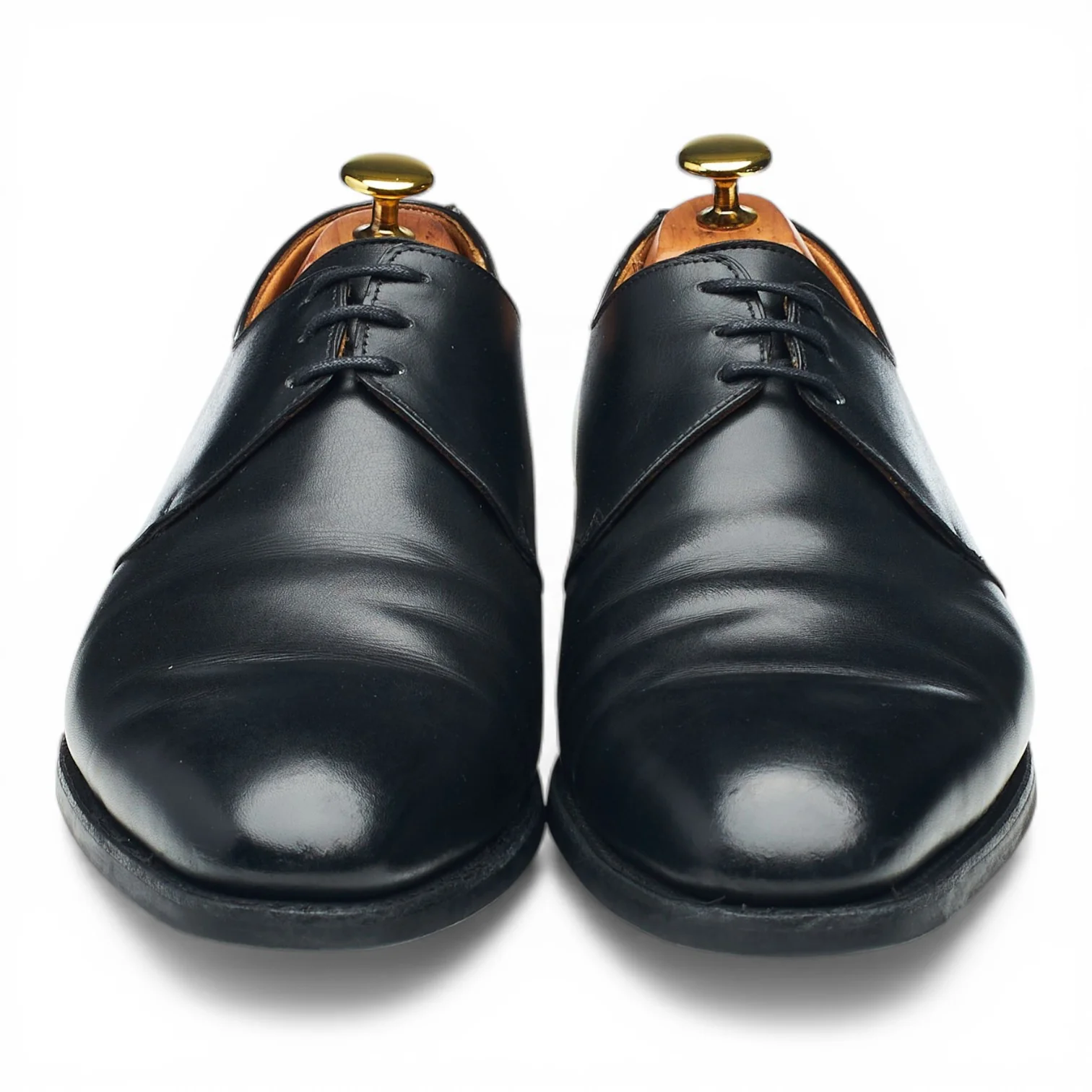 'Dartmouth 2' Black Leather Derby UK 8.5 E - Image 2