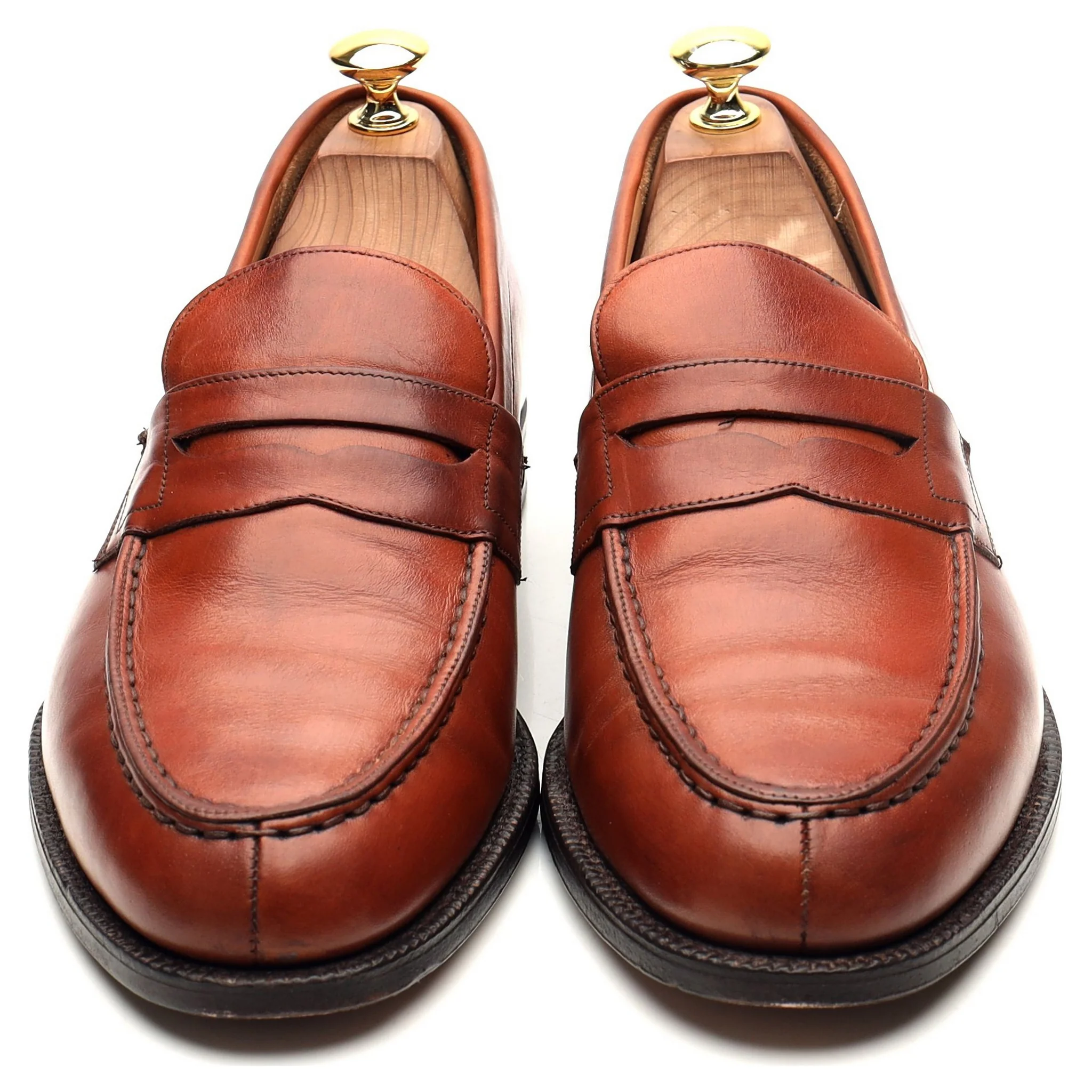 'Darwin' Tan Brown Leather Loafers UK 8.5 F - Image 9