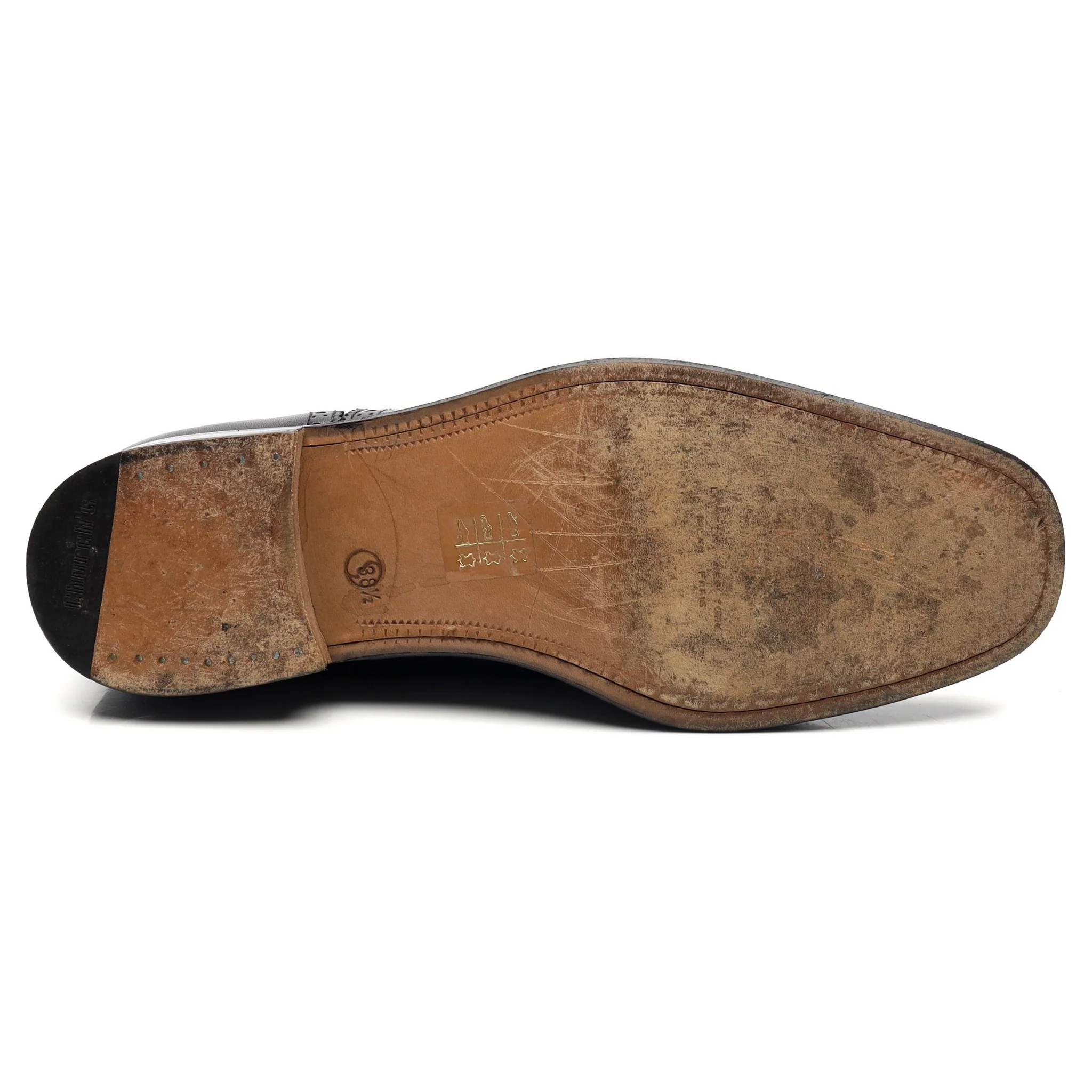 Women's 'Davina' Black Leather Brogues UK 5.5 EU 38.5 - Image 11