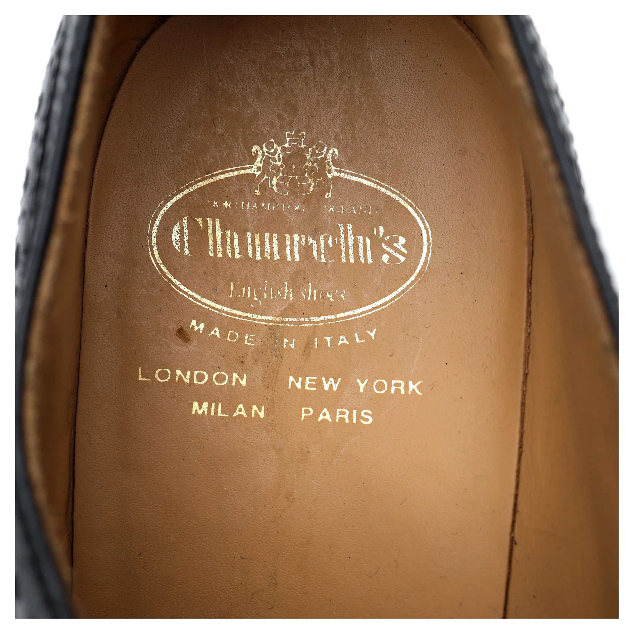 Women's 'Davina' Black Leather Brogues UK 5.5 EU 38.5 - Image 12