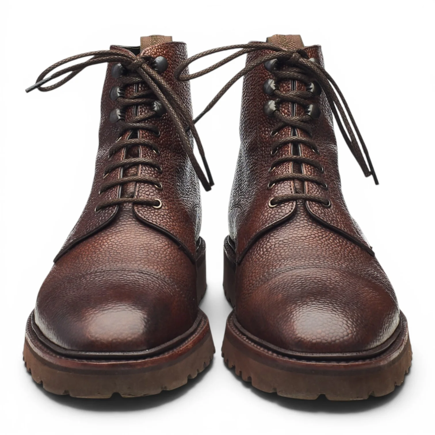 Design 'Aquarius' Dark Brown Grain Leather Boots UK 8 G - Image 2