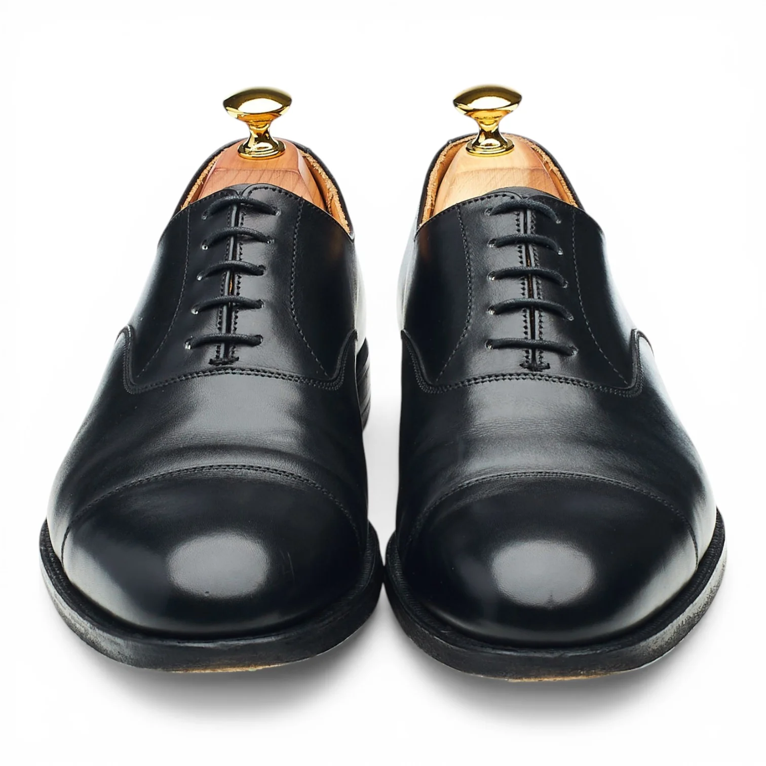 'Dorset 2' Black Leather Oxford UK 7 E - Image 2