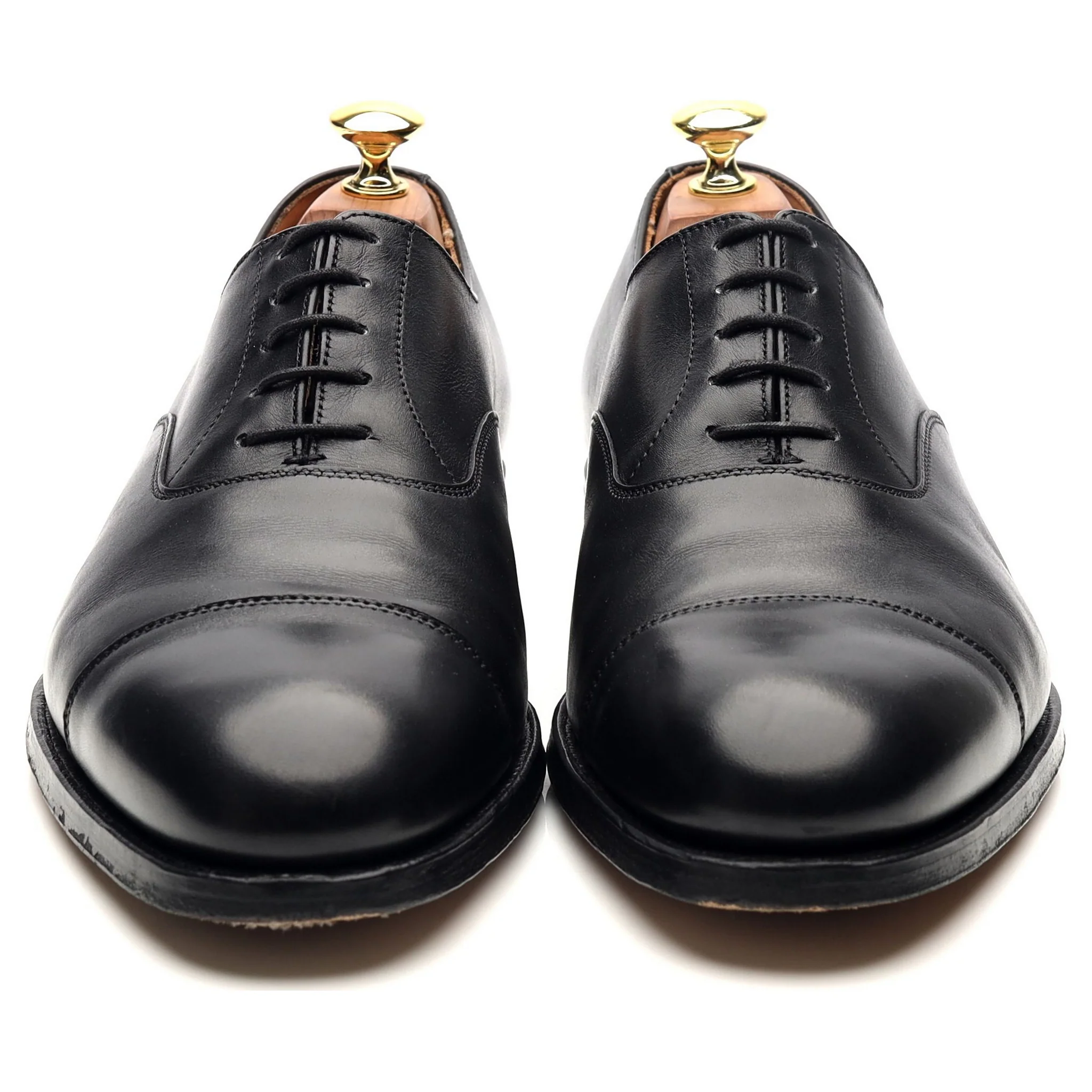 'Dorset 2' Black Leather Oxford UK 8 E - Image 8