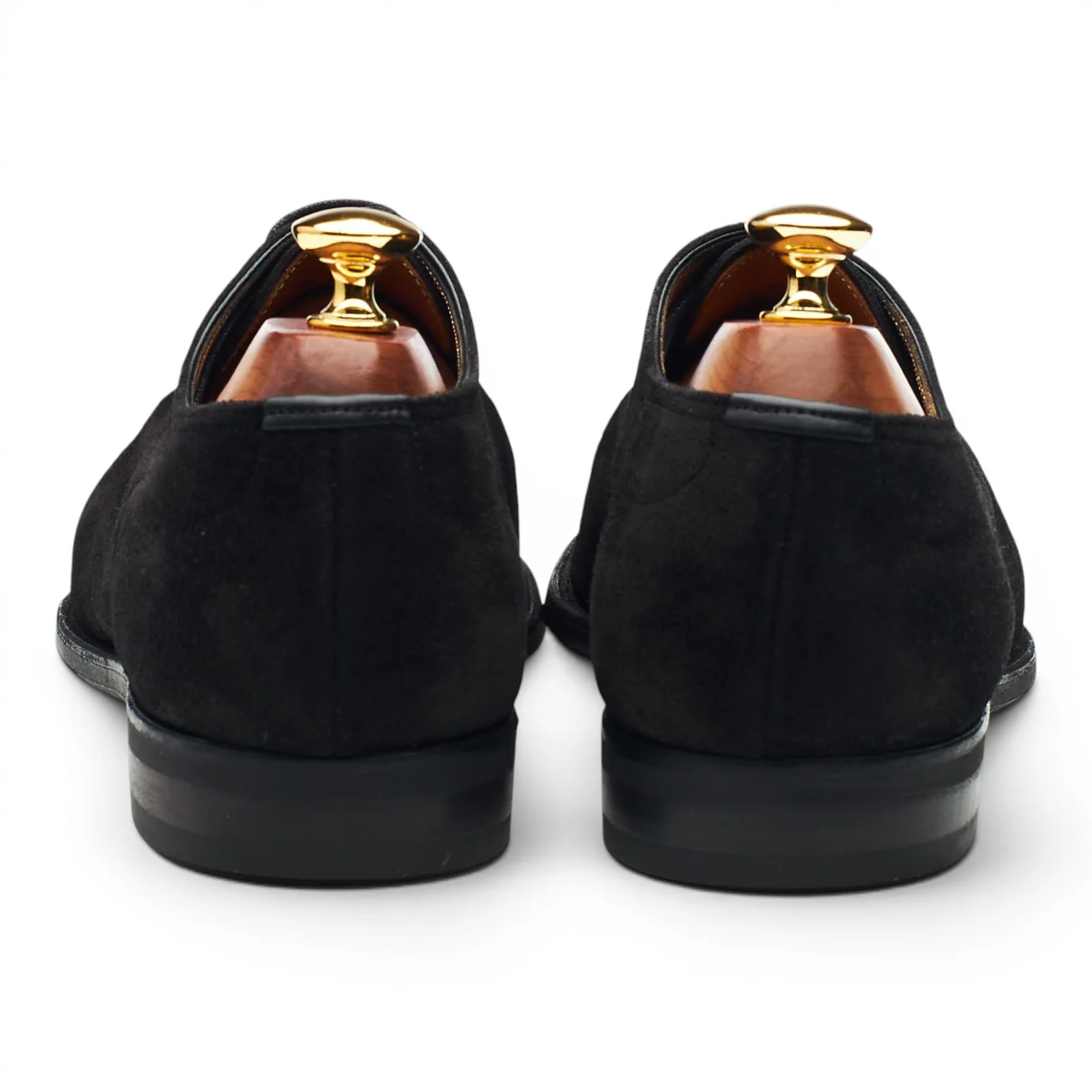 'Dover' Black Suede Split Toe Derby UK 8.5 E - Image 4