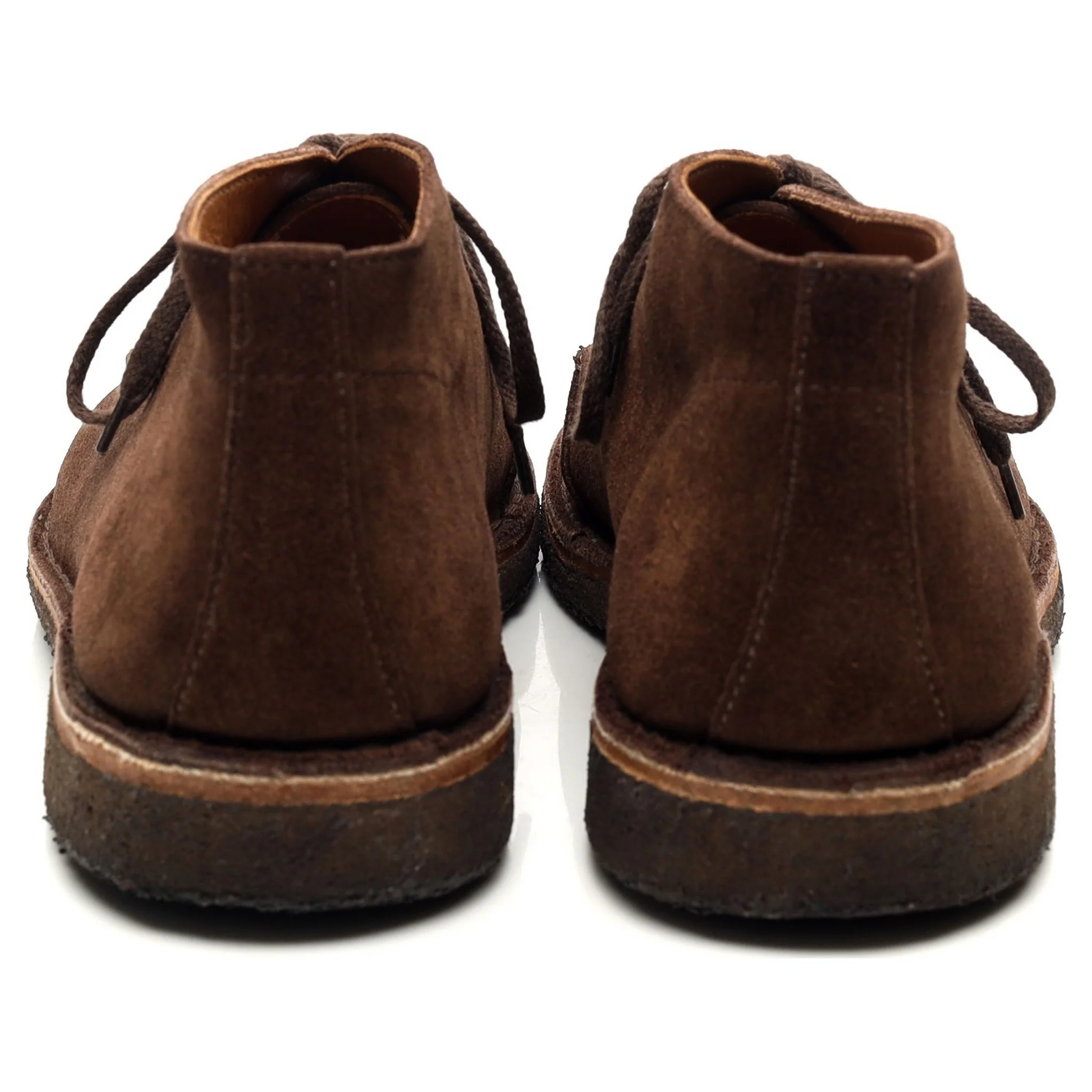 'Crosby' Brown Suede Moc-Toe Chukka Boots UK 9.5 - Image 4