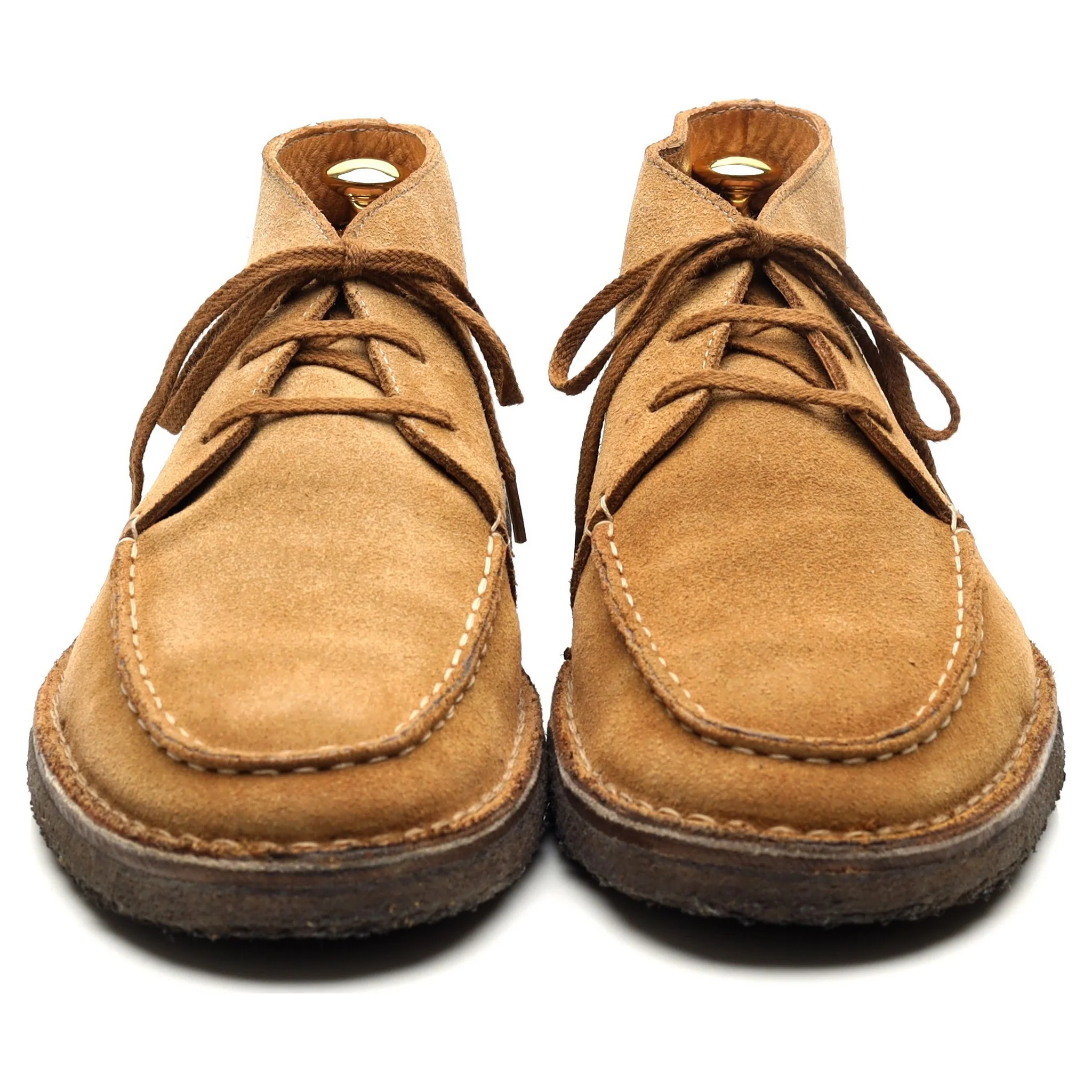'Crosby' Tan Brown Suede Moc-Toe Chukka Boots UK 9.5 - Image 8