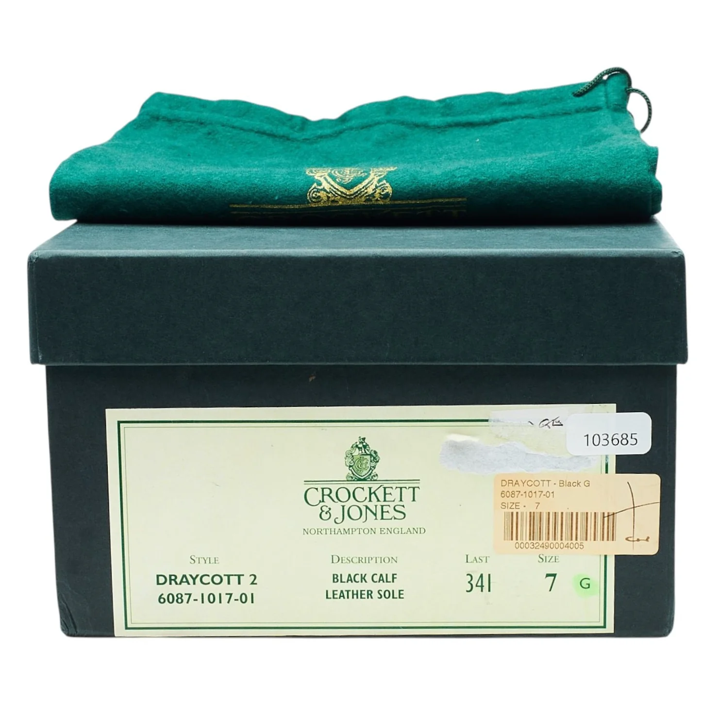 'Draycott 2' Black Leather Derby UK 7 G - Image 8