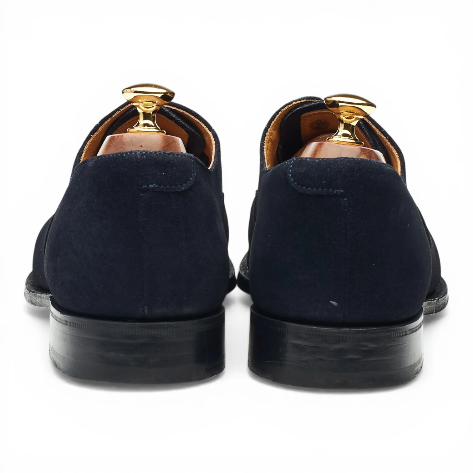 'Dubai' Navy Blue Suede Oxford UK 9 F - Image 4