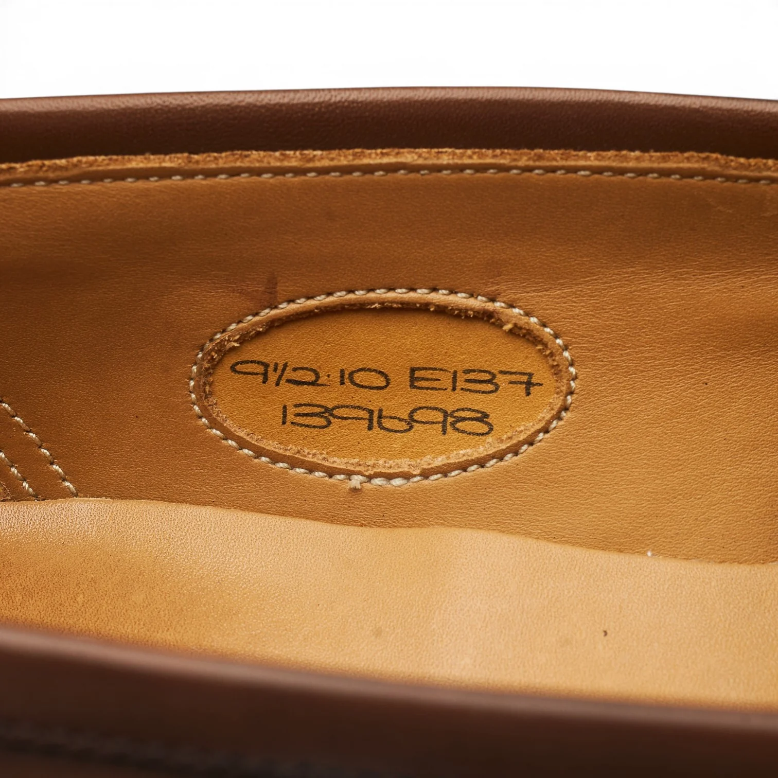 'Duke' Brown Leather Loafers UK 9.5 E - Image 7
