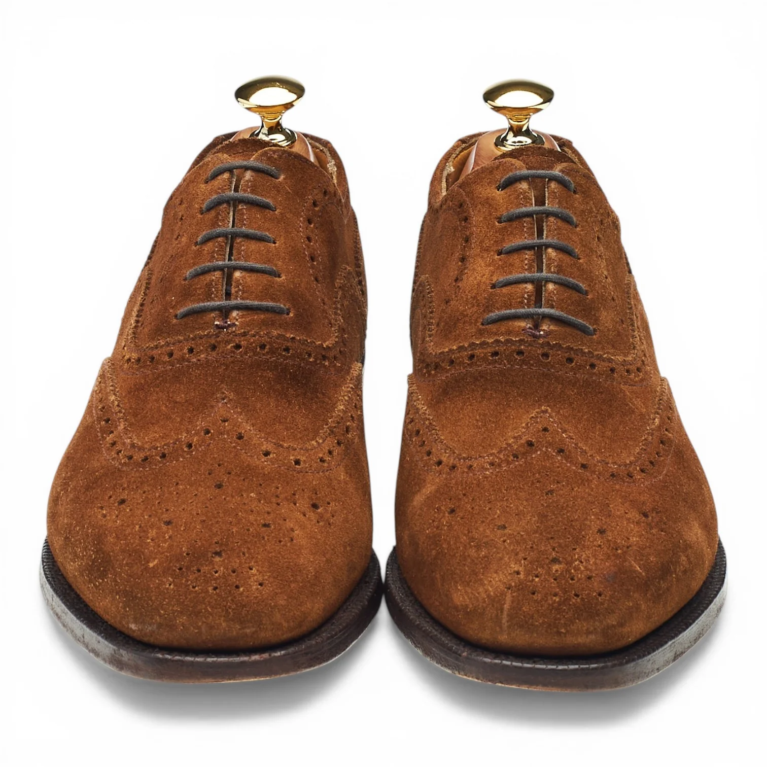 'Dulwich' Snuff Brown Suede Oxford Brogues UK 6.5 F - Image 2