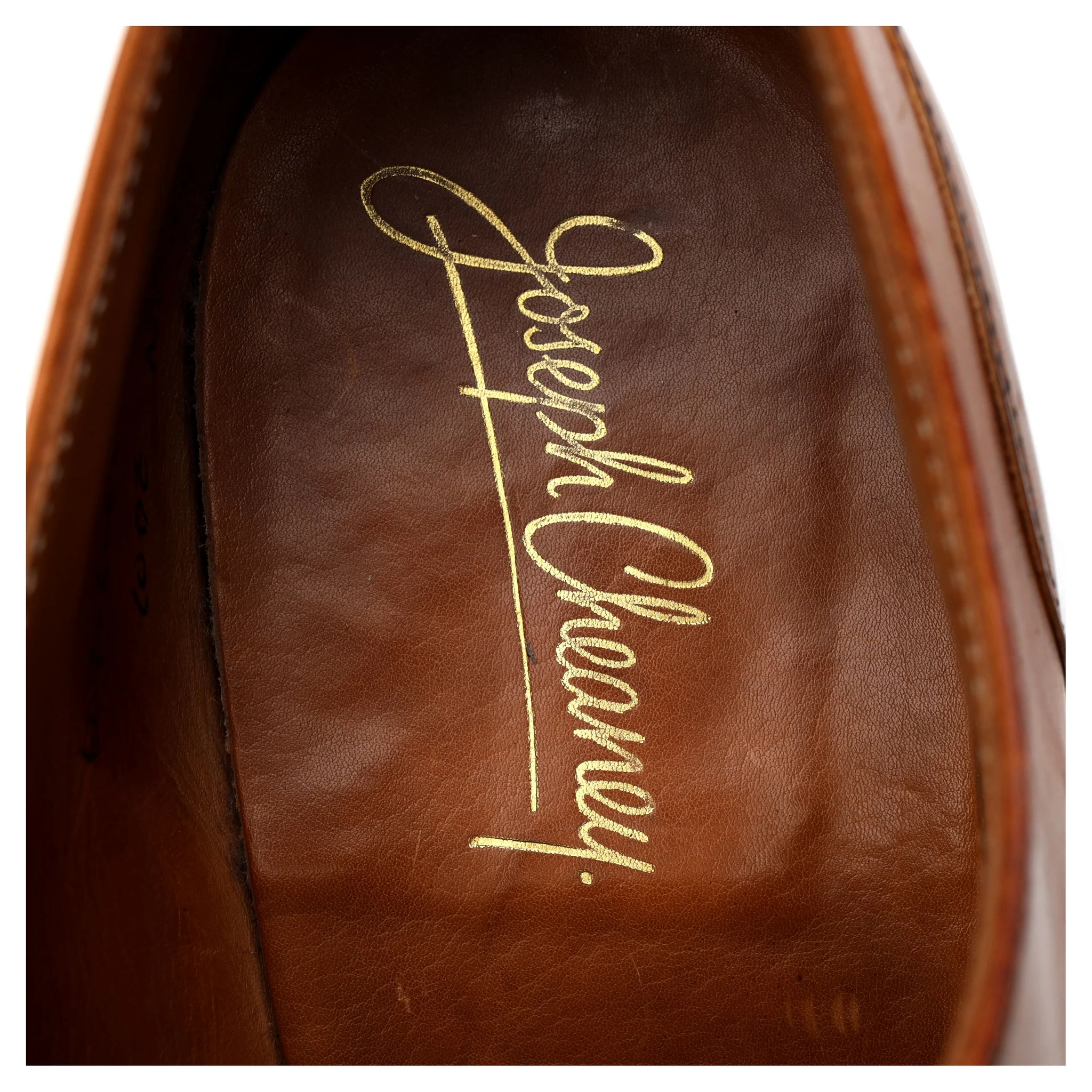 'Duval' Tan Brown Leather Split Toe Derby UK 7.5 F - Image 12