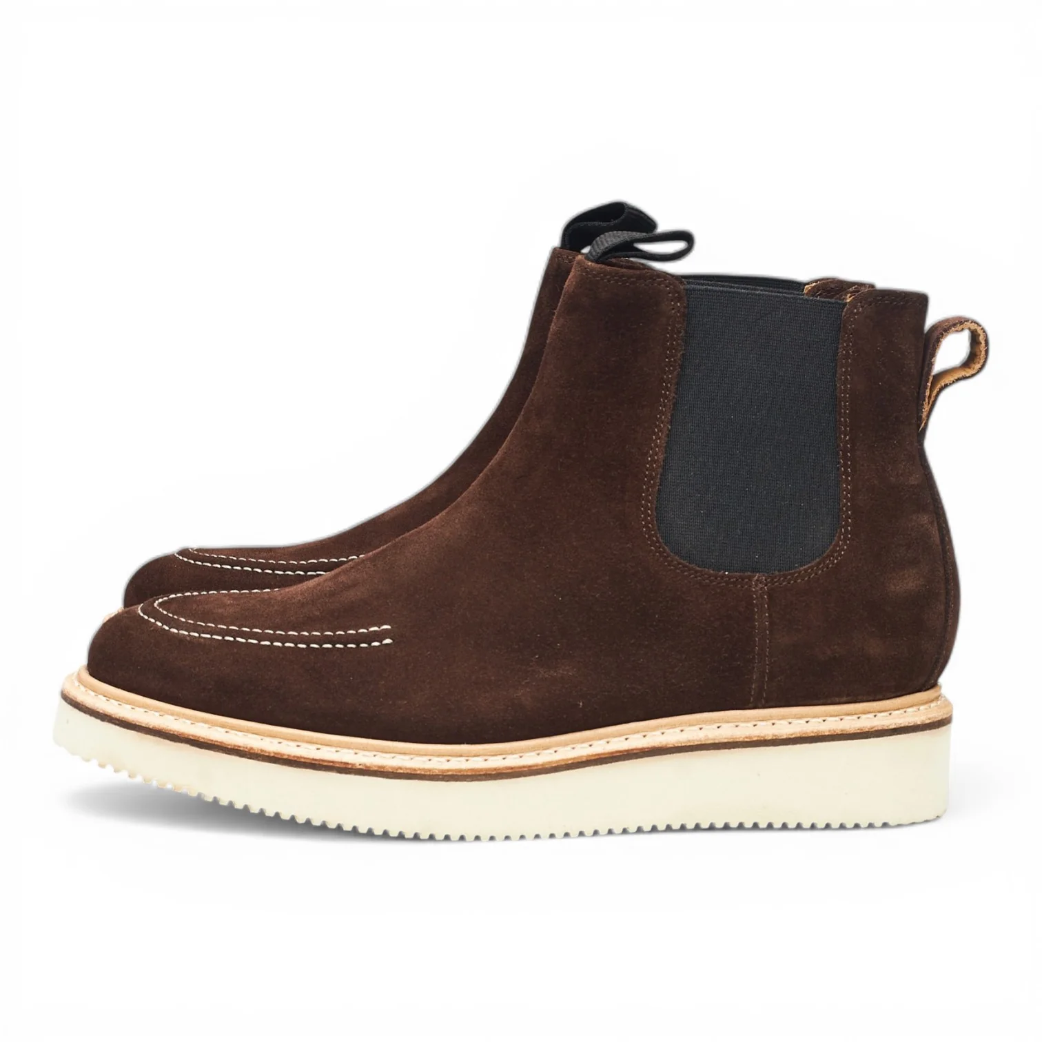 'Easy Chelsea' Dark Brown Suede Chelsea Boots UK 7 - Image 3