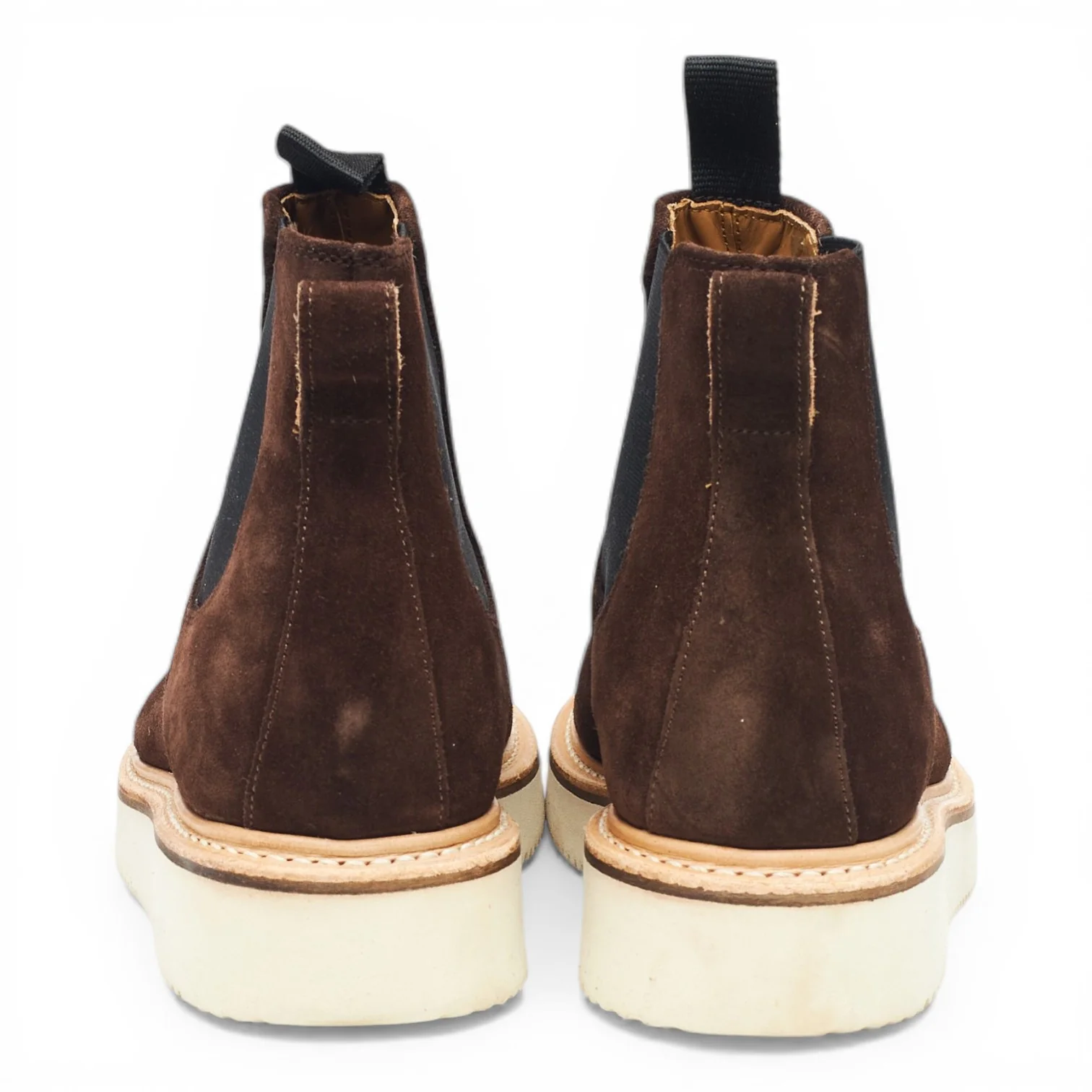'Easy Chelsea' Dark Brown Suede Chelsea Boots UK 7 - Image 4