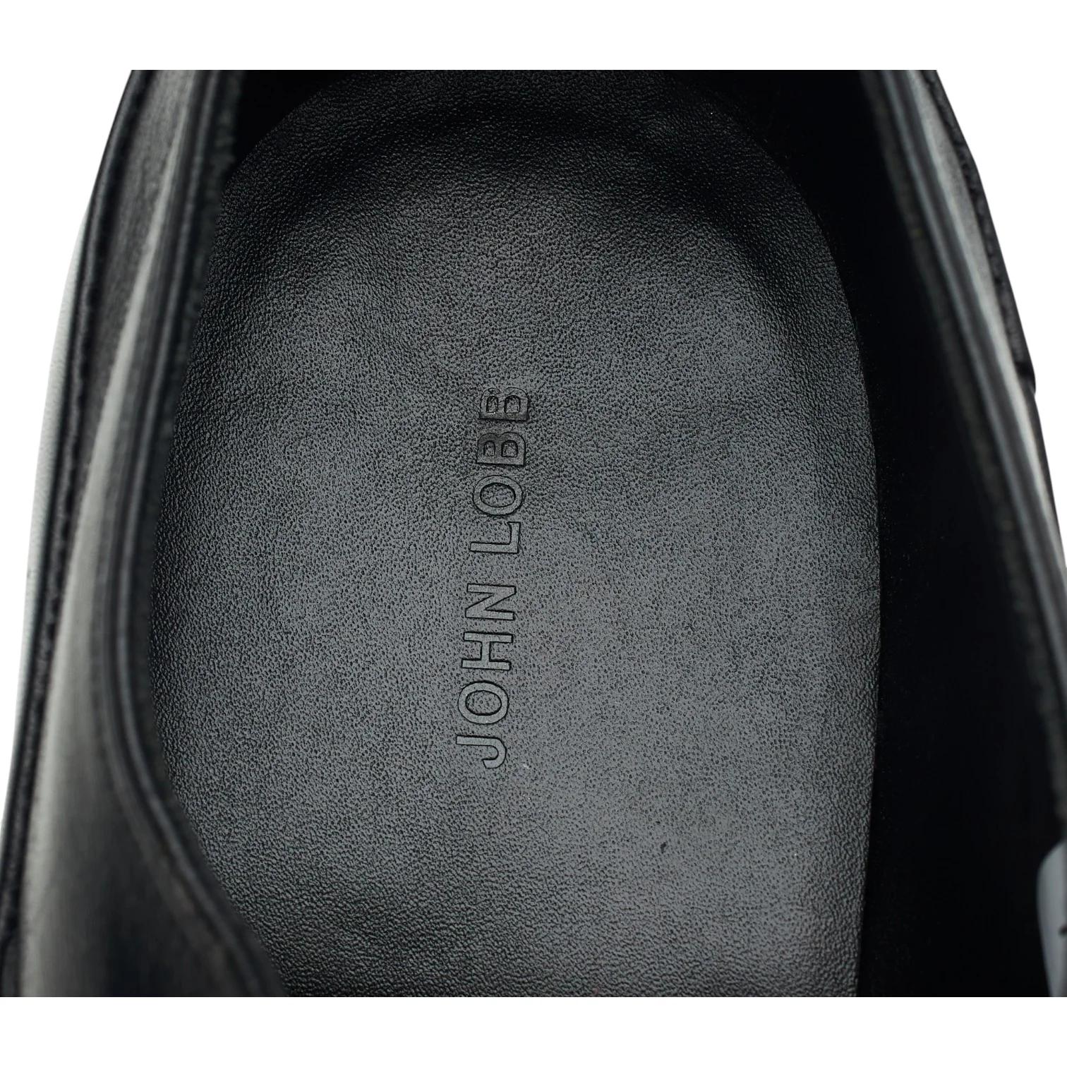 'Edge' Black Leather Oxford UK 9 E - Image 6