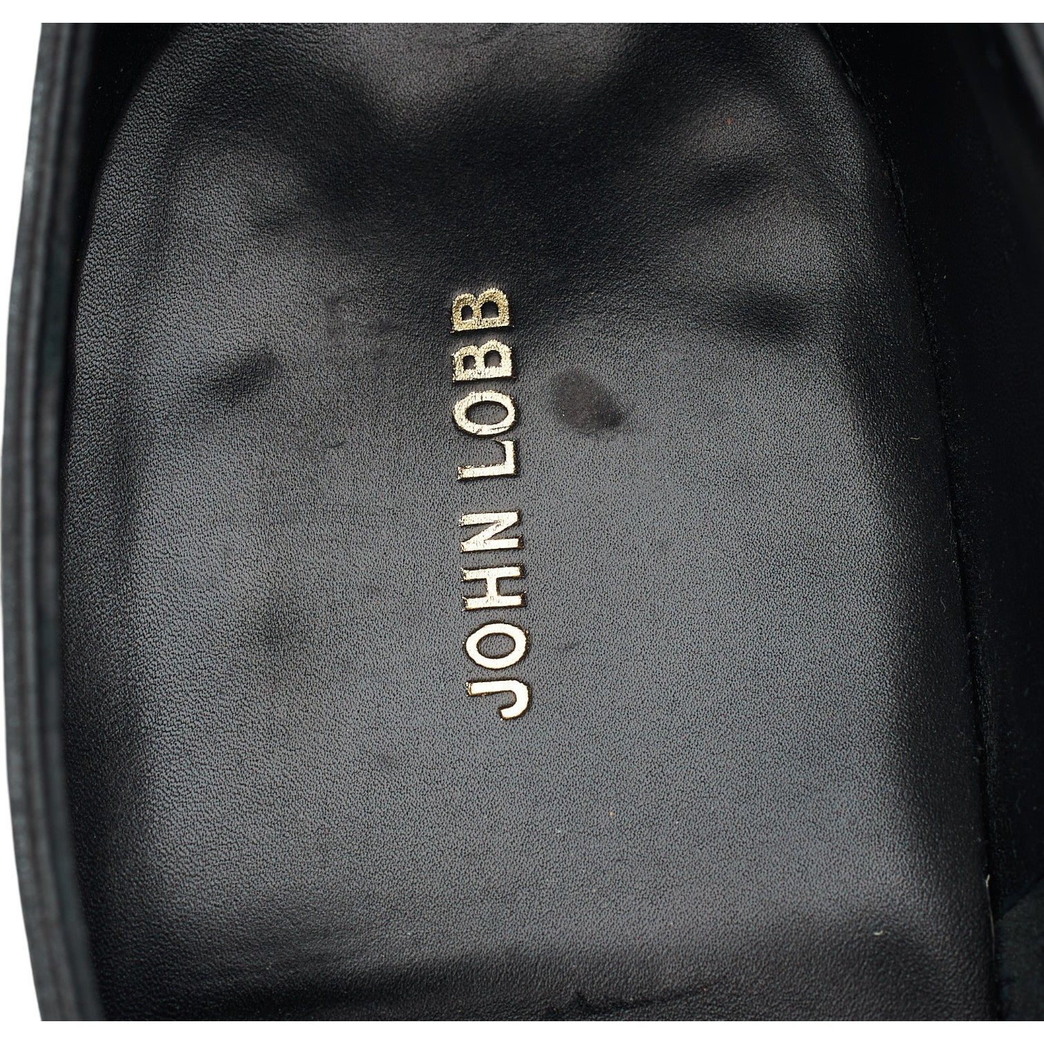 'Edward' Black Leather Slip On Loafers UK 9.5 E - Image 6