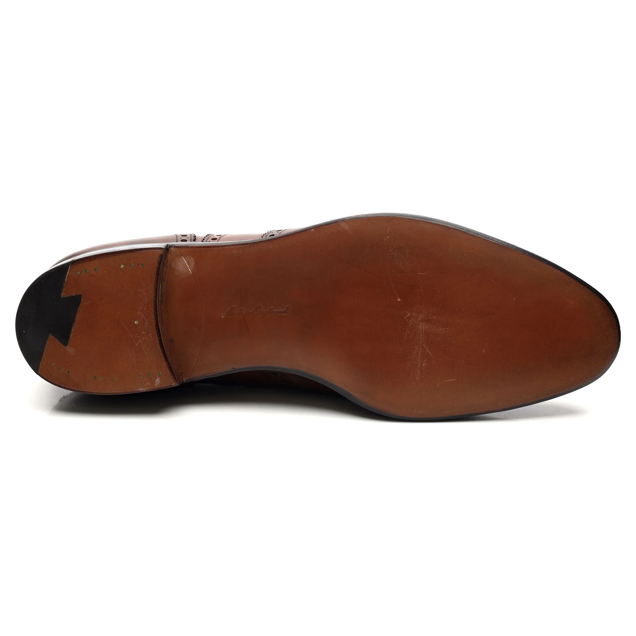 'Malvern' Brown Leather Brogues UK 11 D - Image 11