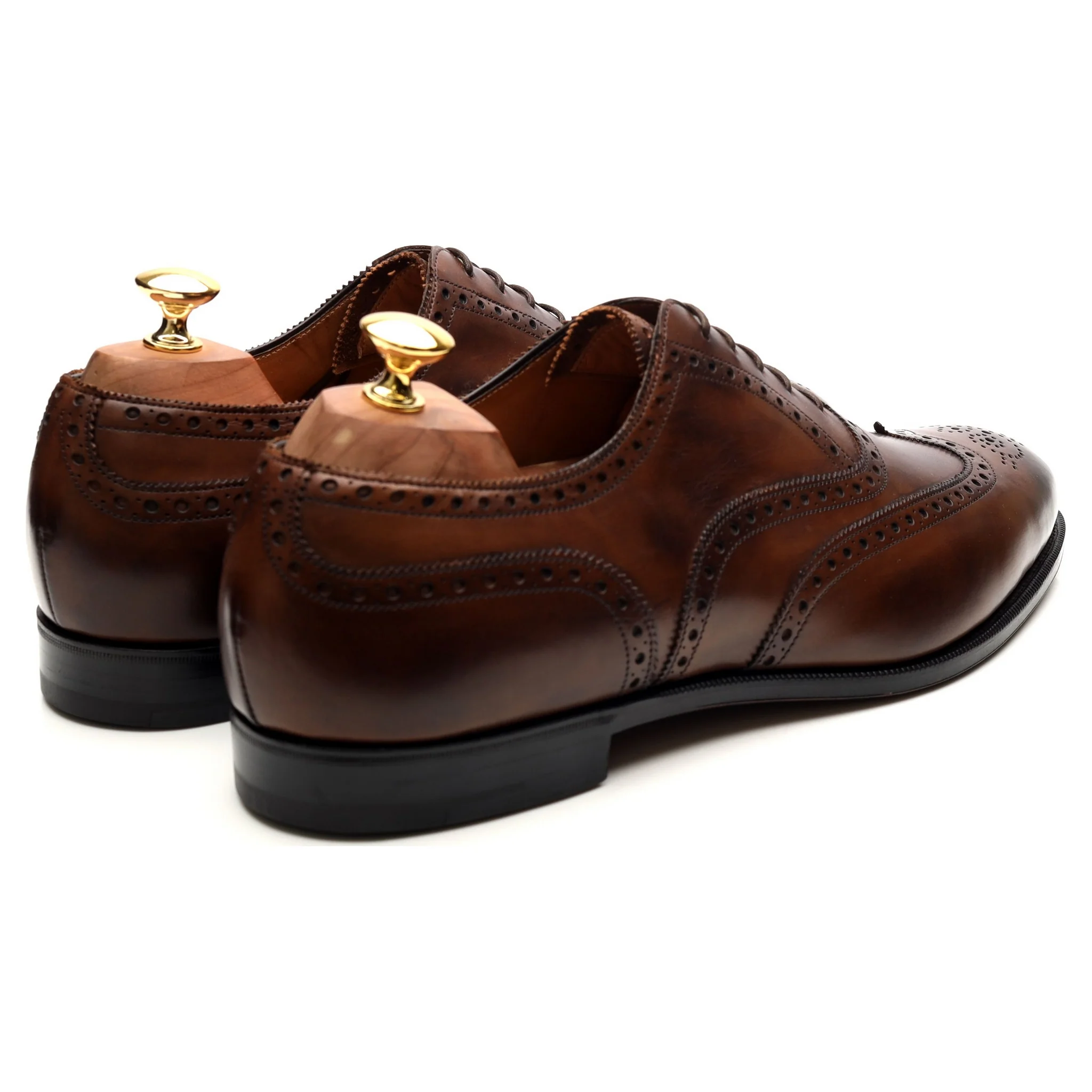'Malvern' Brown Leather Brogues UK 11 D - Image 5