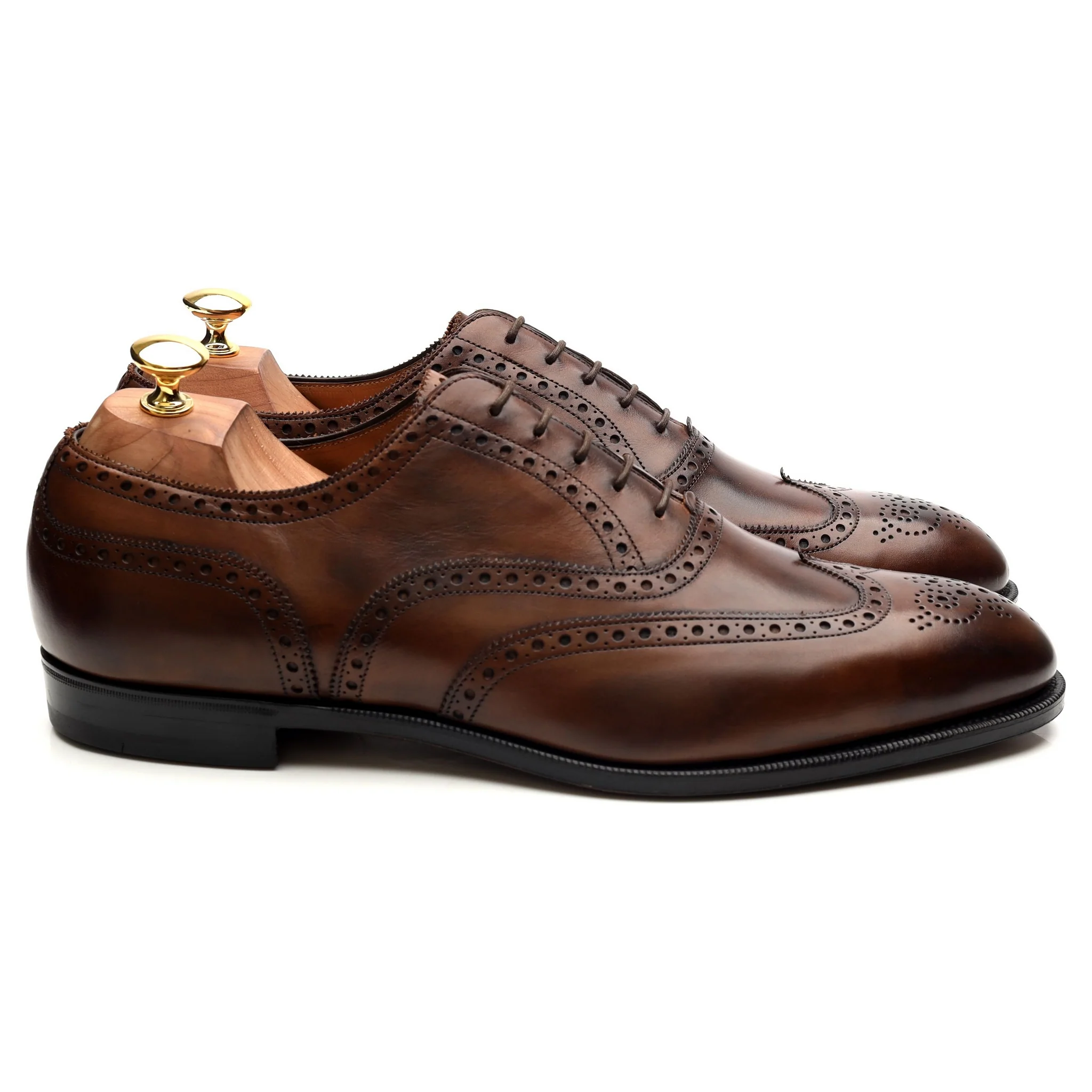 'Malvern' Brown Leather Brogues UK 11 D - Image 6