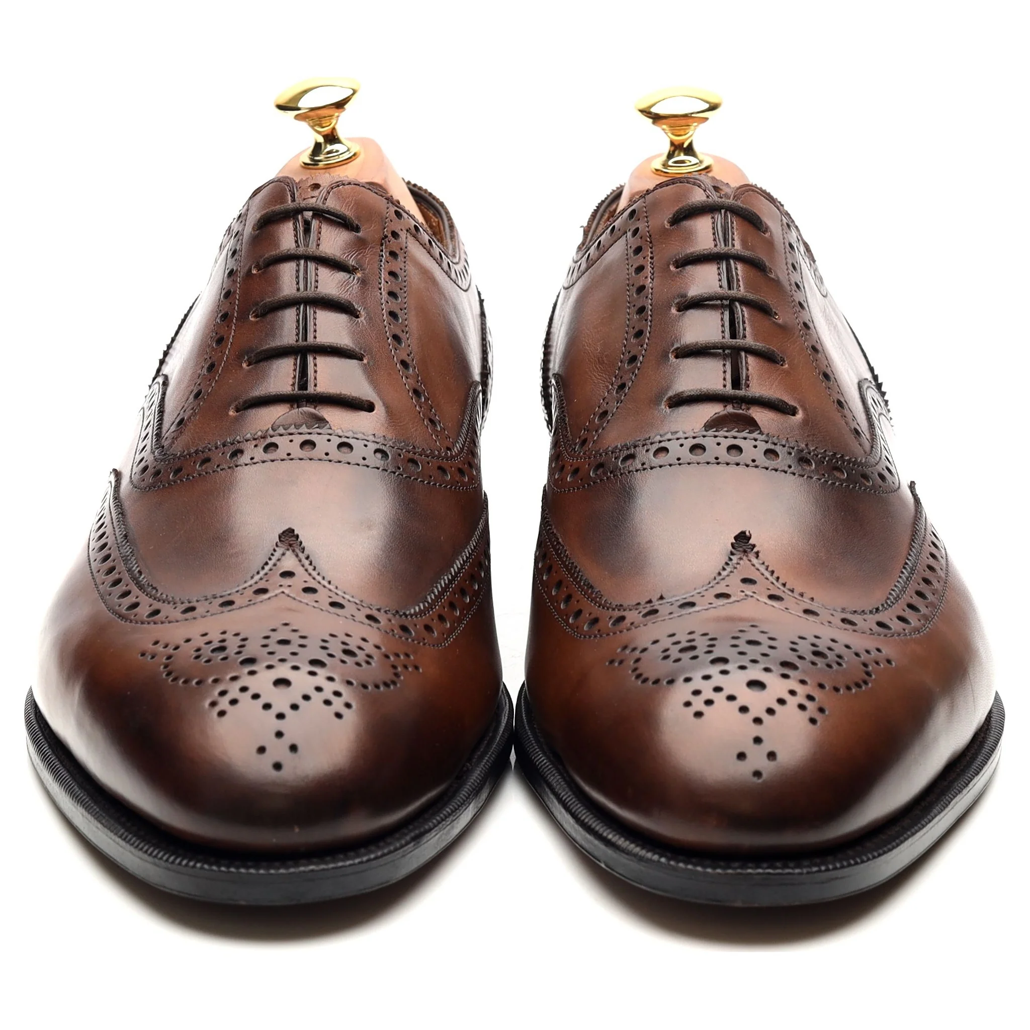 'Malvern' Brown Leather Brogues UK 11 D - Image 8