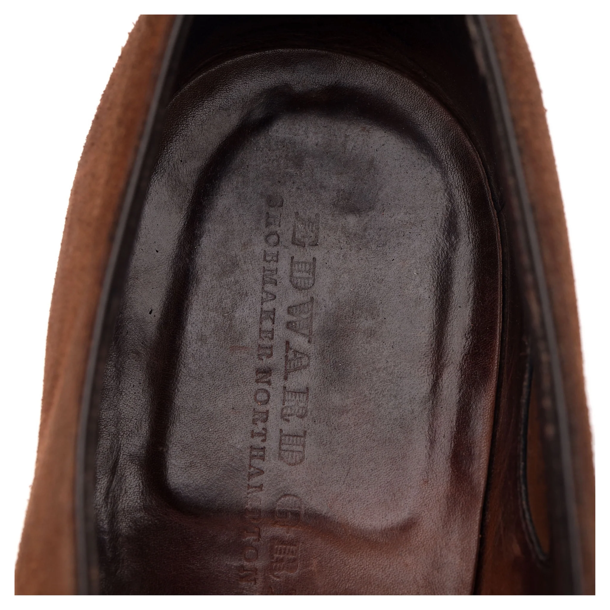 'Asquith' Brown Suede Oxford Semi Brogues UK 9.5 D - Image 12
