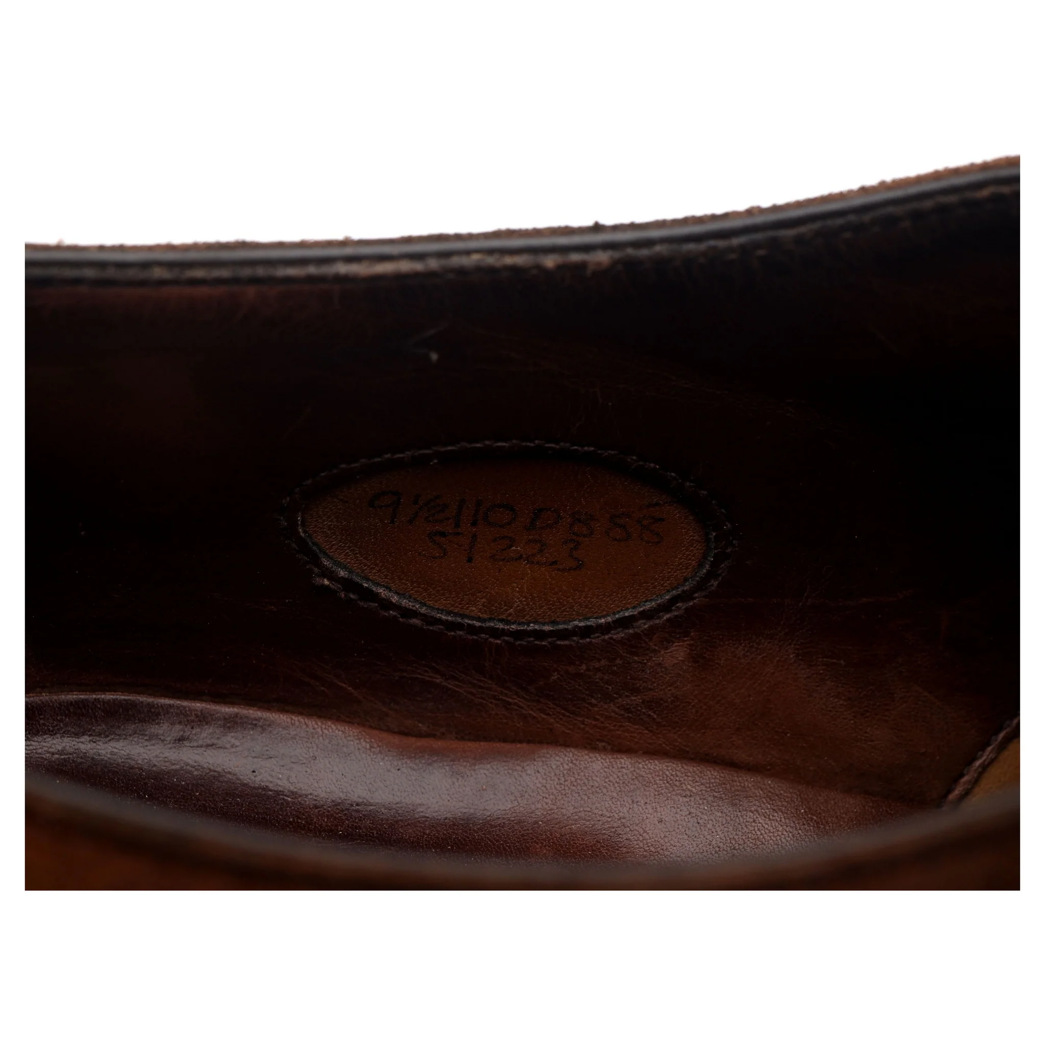'Asquith' Brown Suede Oxford Semi Brogues UK 9.5 D - Image 13