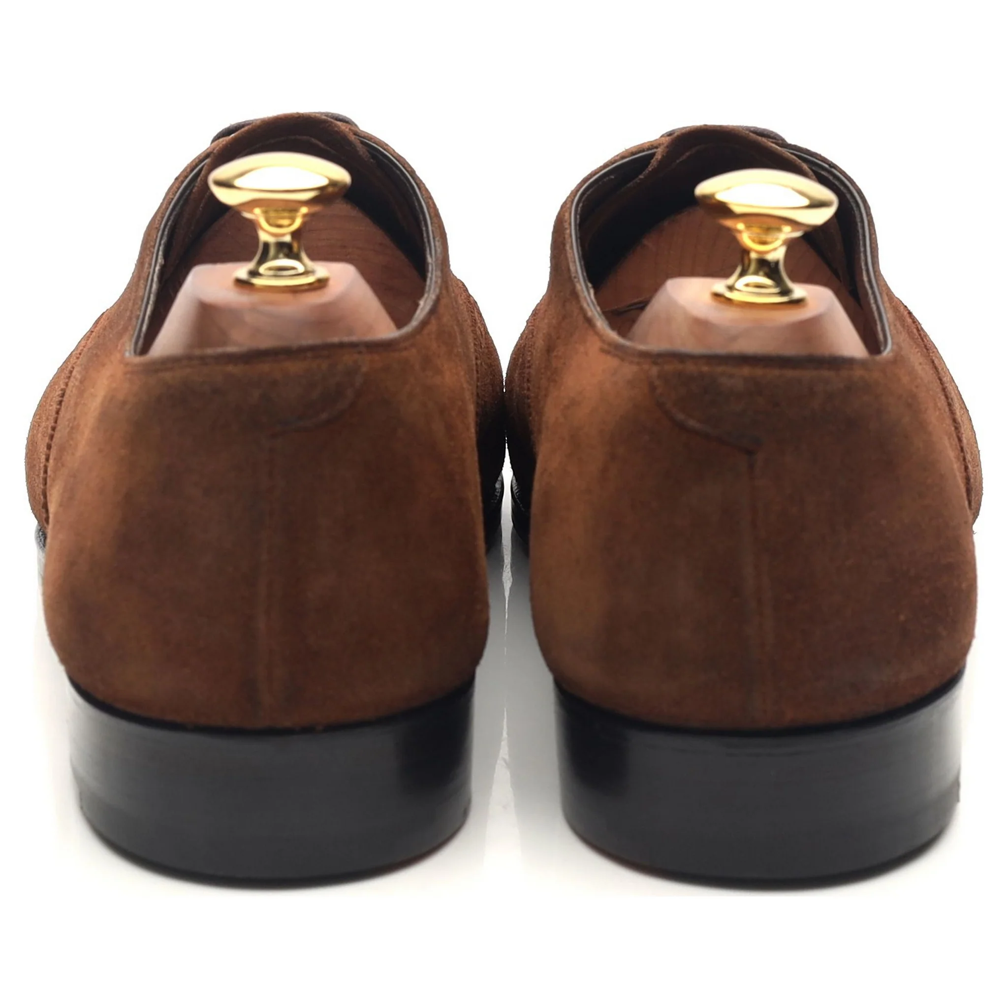 'Asquith' Brown Suede Oxford Semi Brogues UK 9.5 D - Image 4