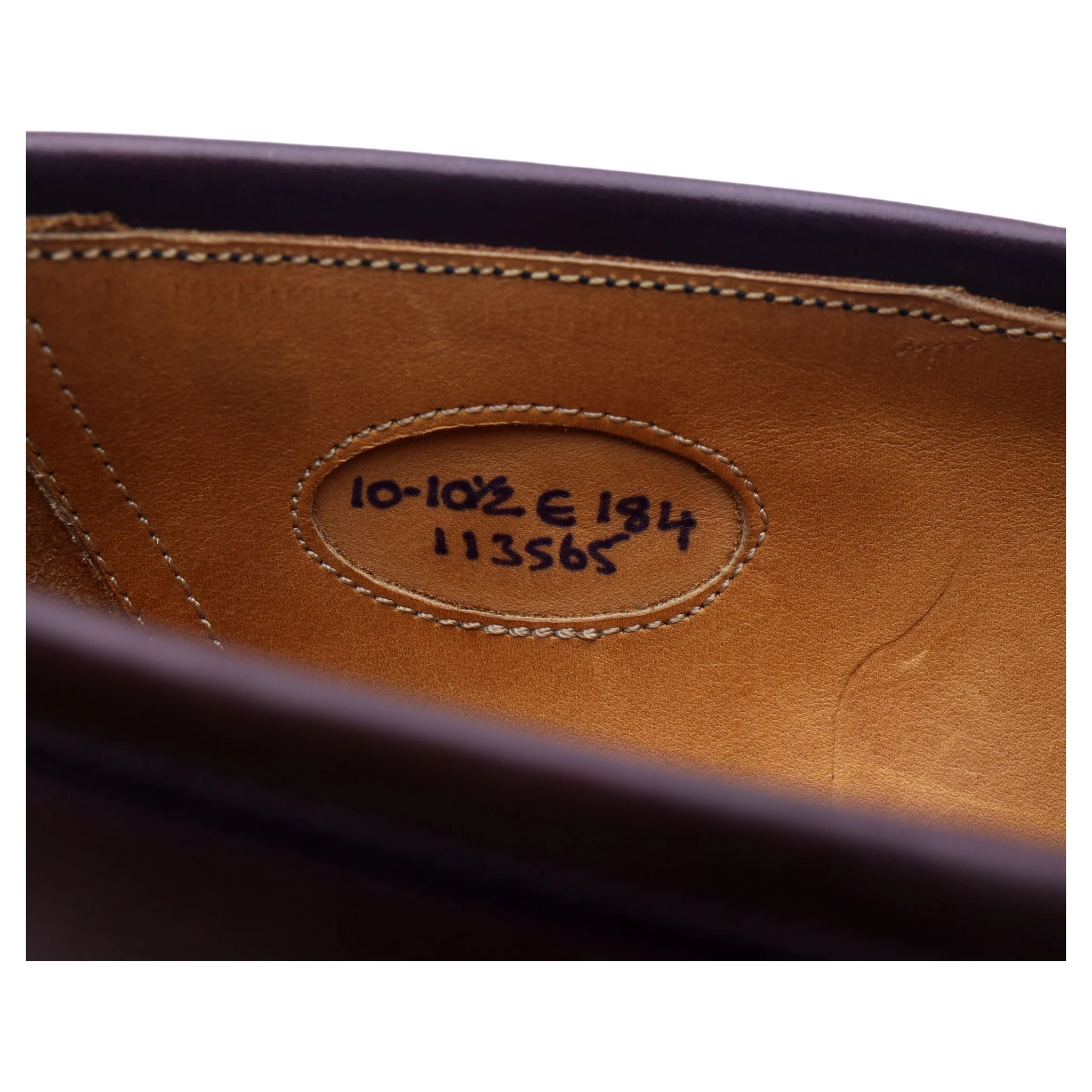 'Piccadilly' Burgundy Leather Loafers UK 10 E - Image 13