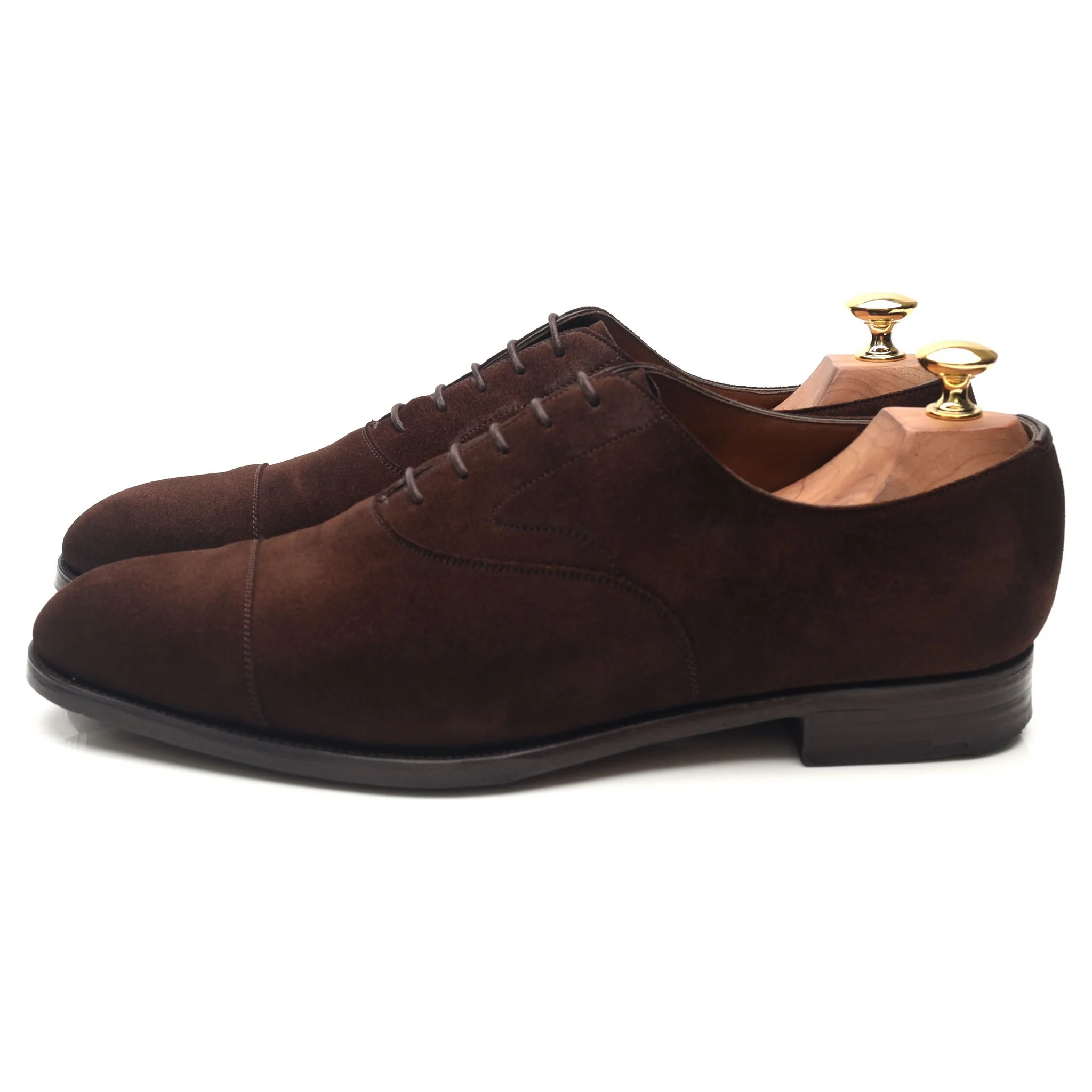 'Chelsea' Dark Brown Suede Oxford UK 9 E - Image 2