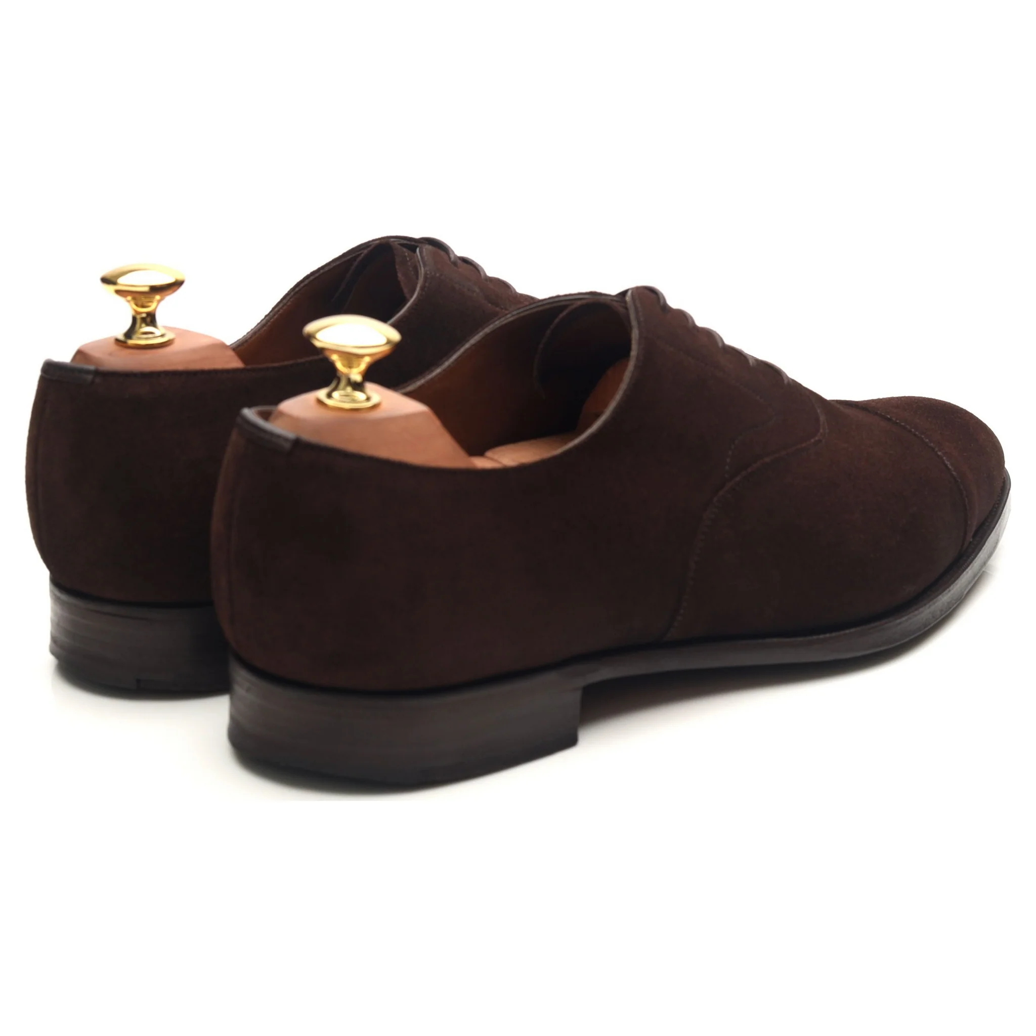 'Chelsea' Dark Brown Suede Oxford UK 9 E - Image 5