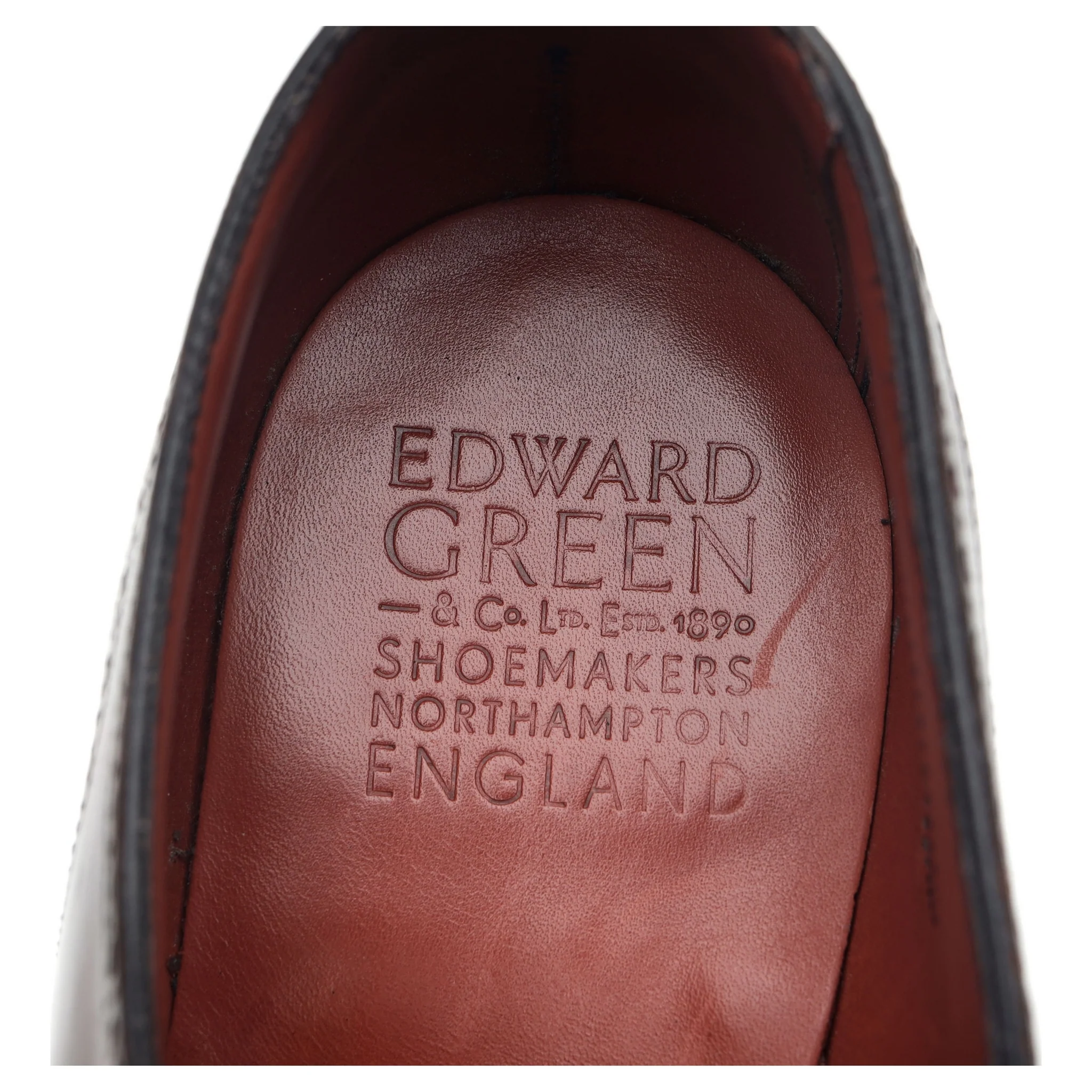 'Inverness' Burgundy Leather Oxford Brogues UK 9 E - Image 12