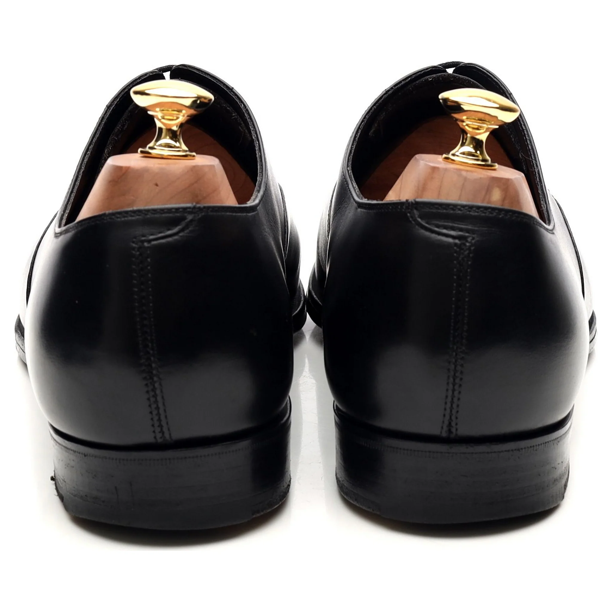 'Midford' Black Leather Oxford UK 10 D - Image 4