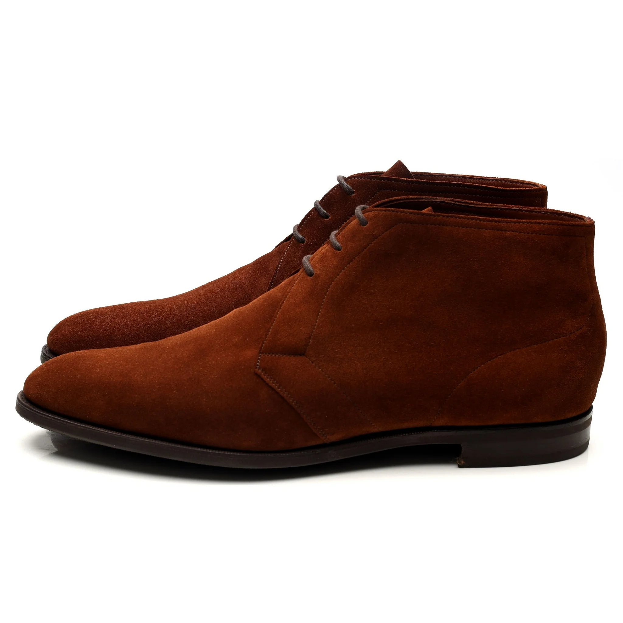 'Shanklin' Snuff Brown Suede Chukka Boots UK 11.5 E - Image 2