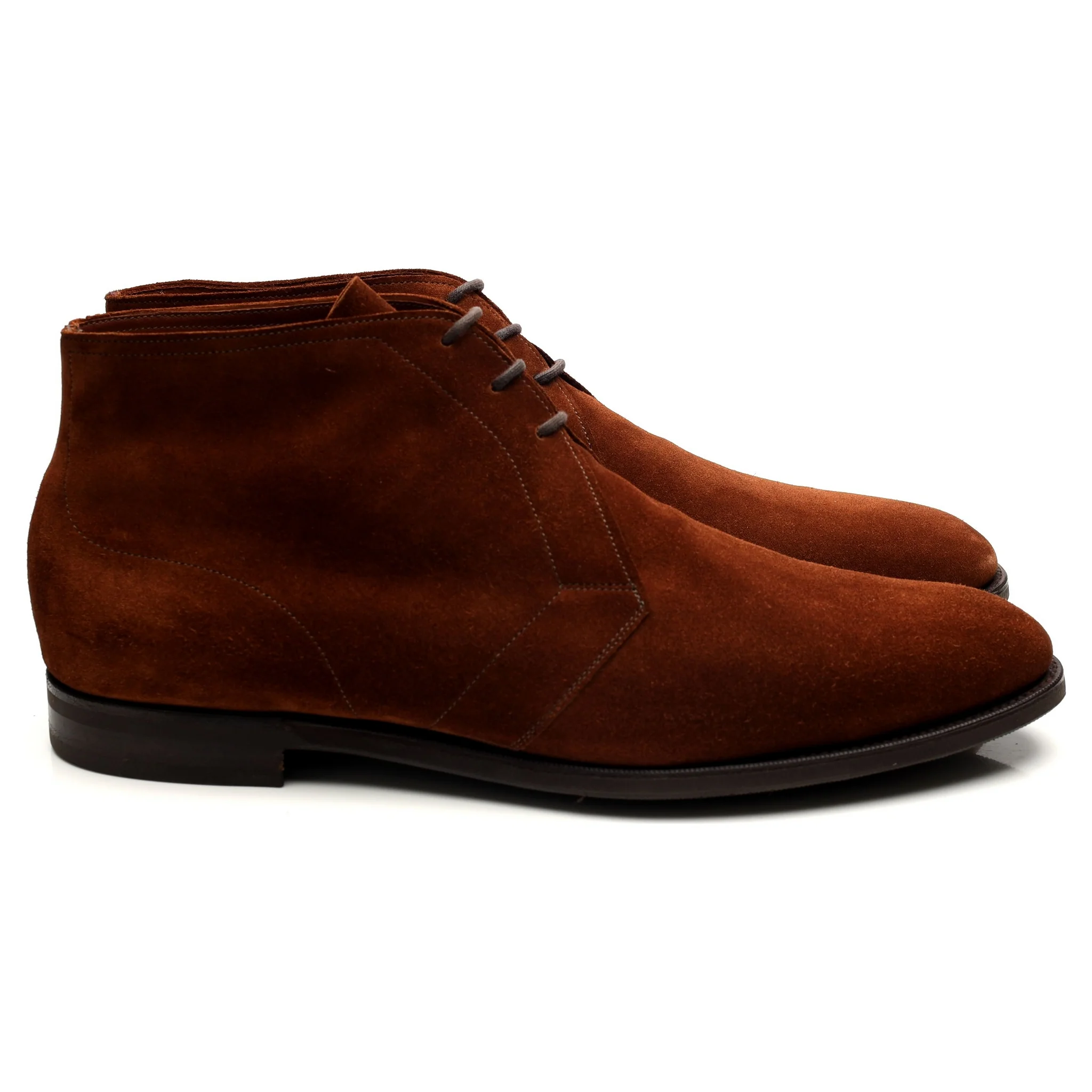'Shanklin' Snuff Brown Suede Chukka Boots UK 11.5 E - Image 6