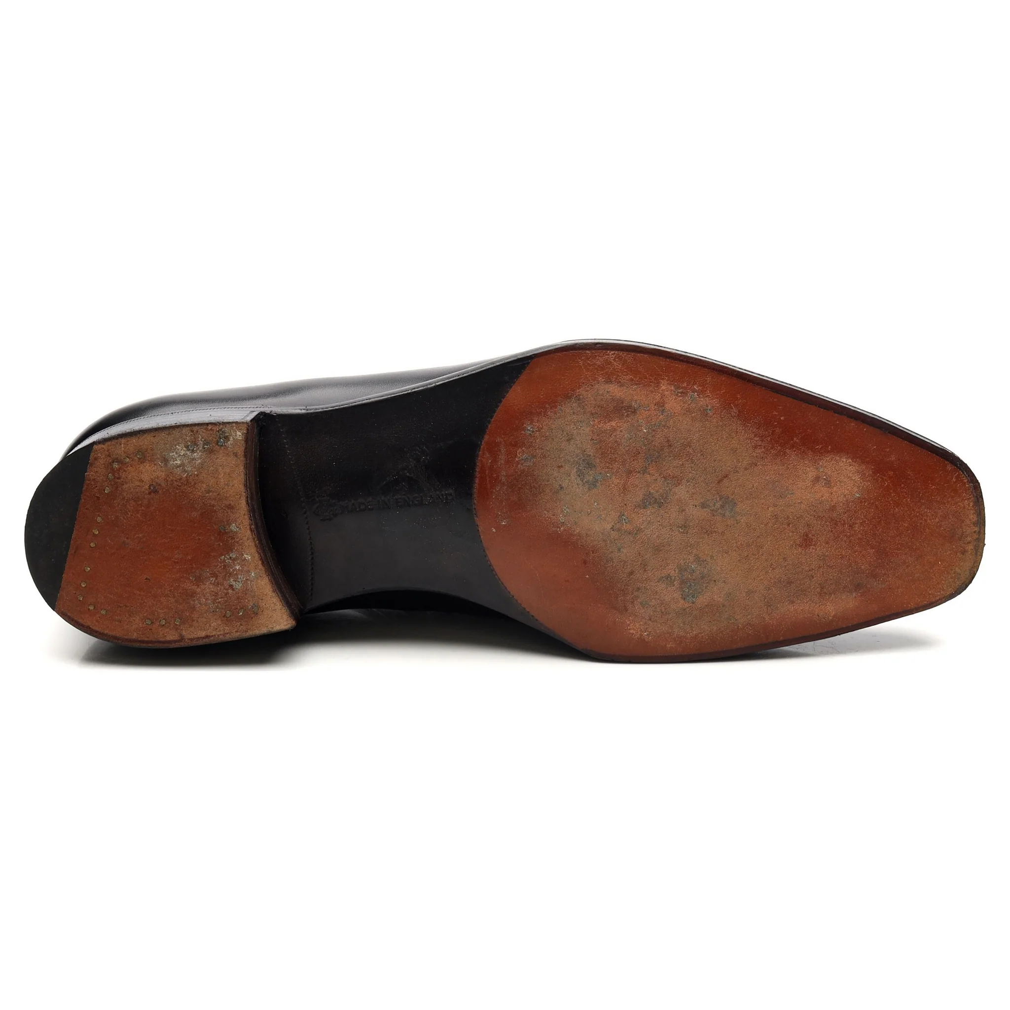 'Sulgrave' Black Leather Slip On Loafer UK 9 E - Image 11