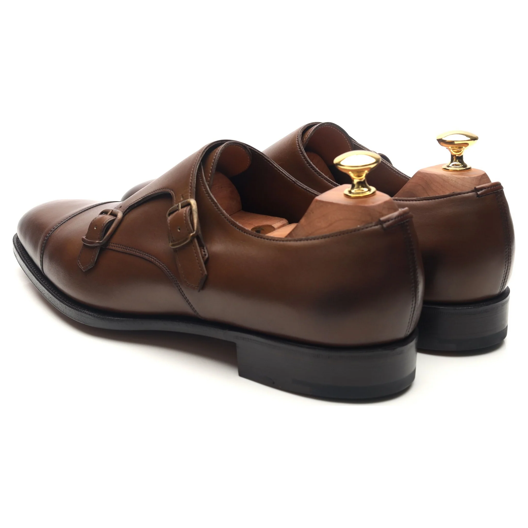 'Westminster' Dark Brown Leather Double Monk Strap UK 9.5 E - Image 3