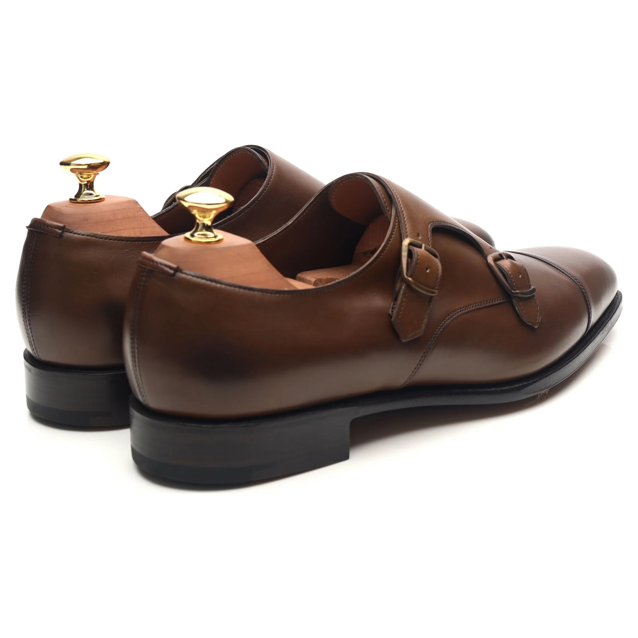 'Westminster' Dark Brown Leather Double Monk Strap UK 9.5 E - Image 5
