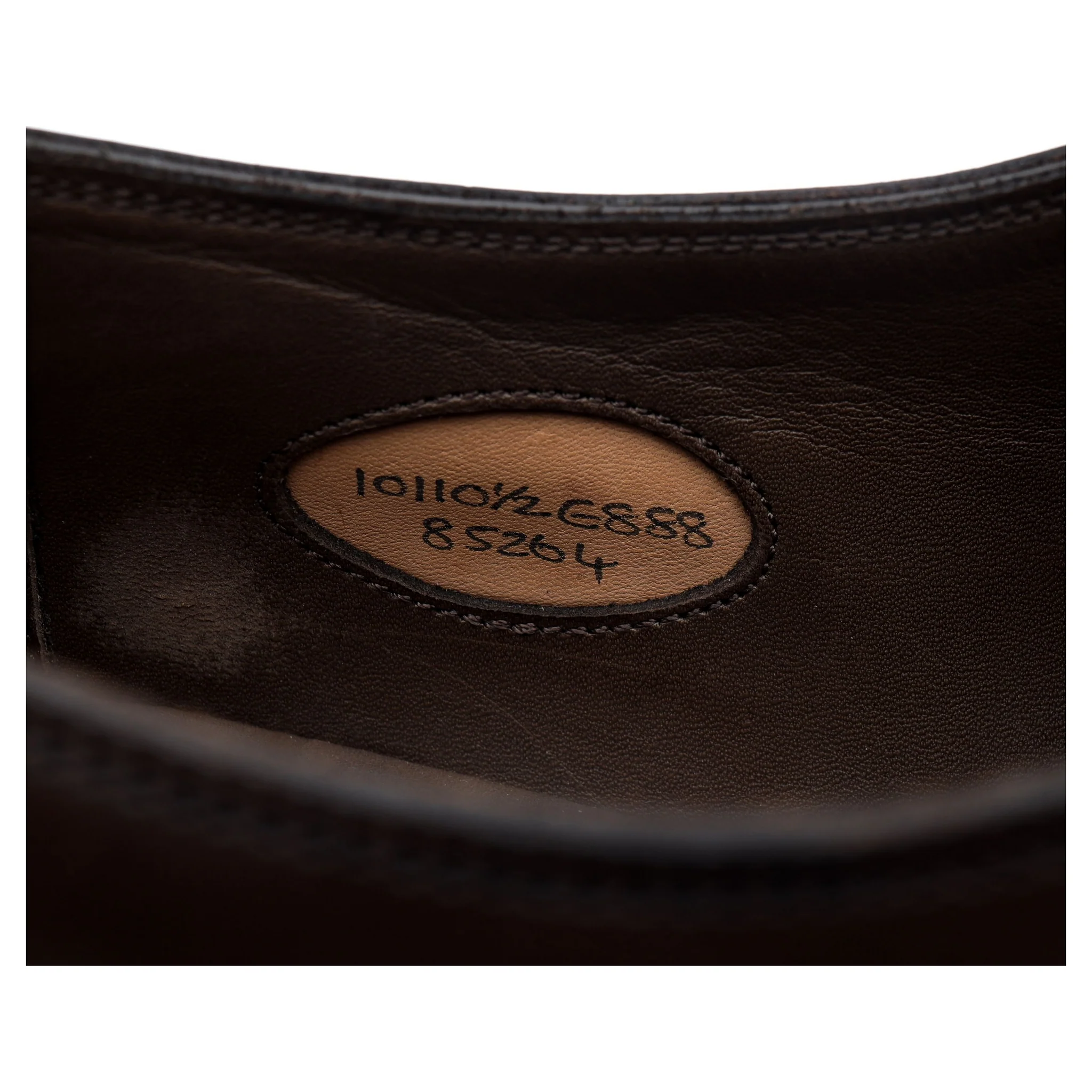 Dark Brown Leather Oxford UK 10 E - Image 13
